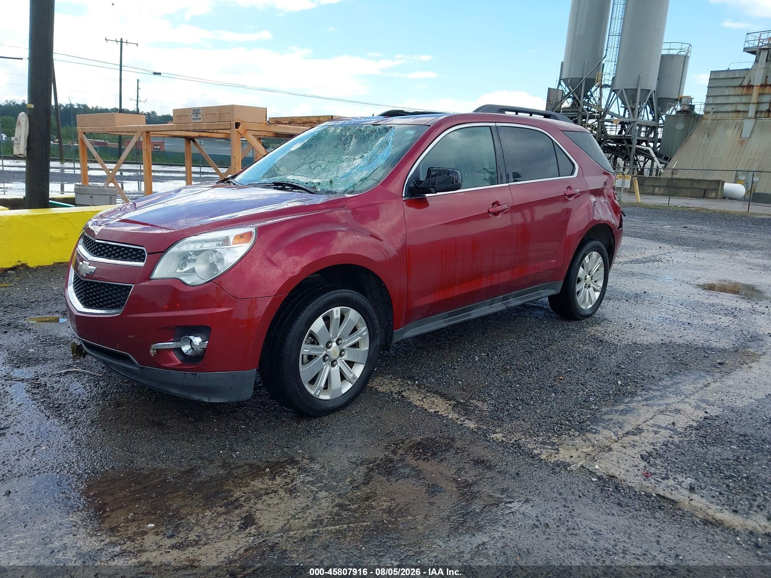 2011 Chevrolet Equinox Lt W/2lt Red vin: 2CNFLNE54B6379352