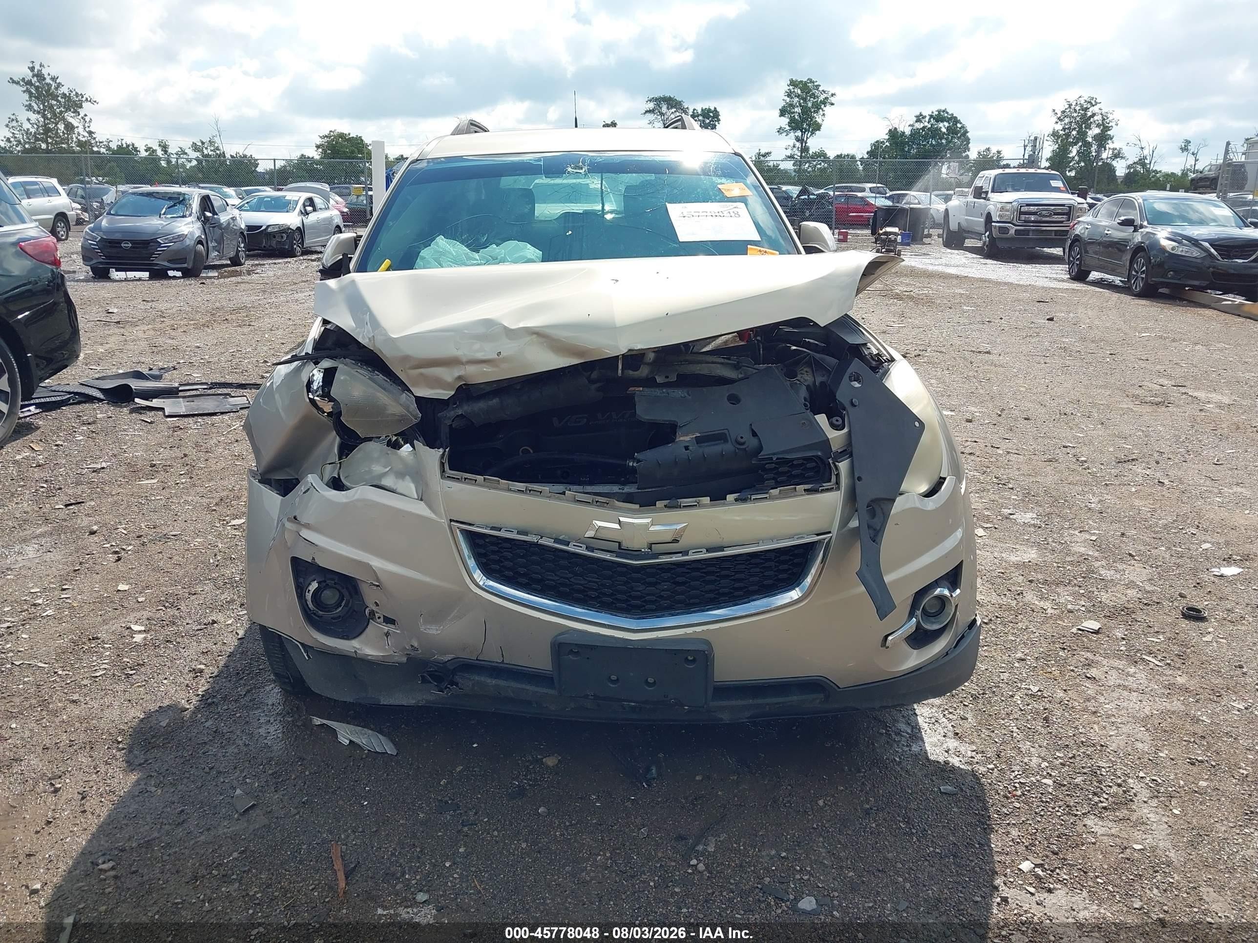 2011 Chevrolet Equinox Lt W/2lt Gold vin: 2CNFLNE55B6306135