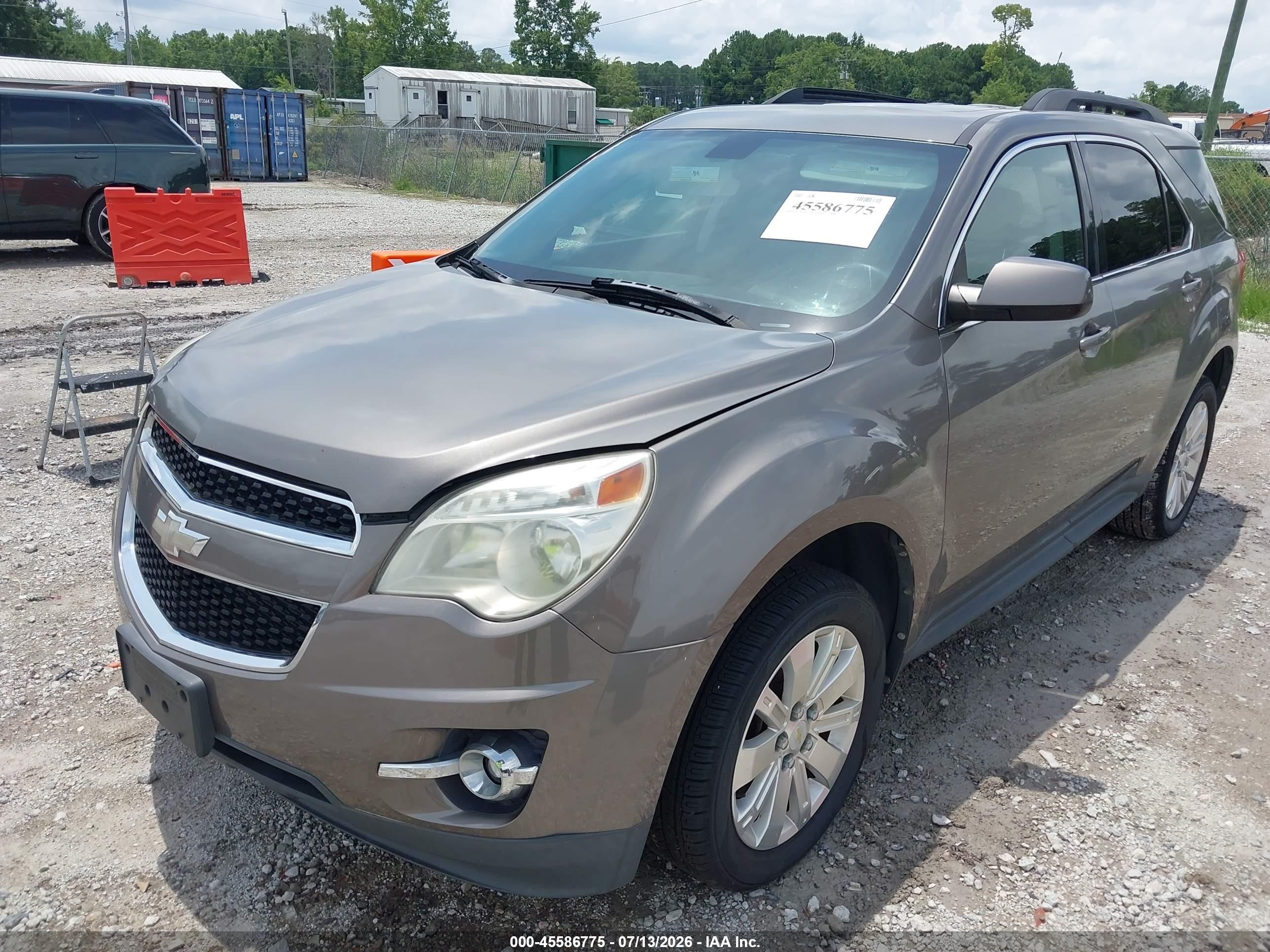 2011 Chevrolet Equinox Lt W/2lt Brown vin: 2CNFLNE56B6233745