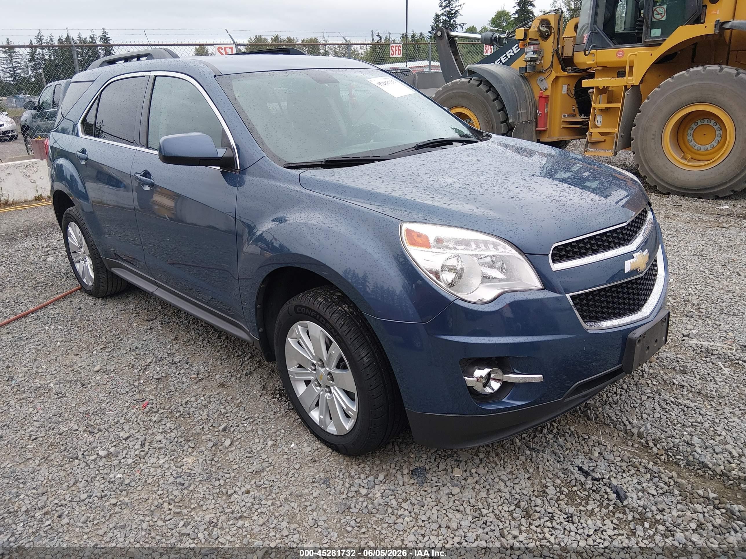 2011 Chevrolet Equinox 2lt Синий vin: 2CNFLNE57B6407466