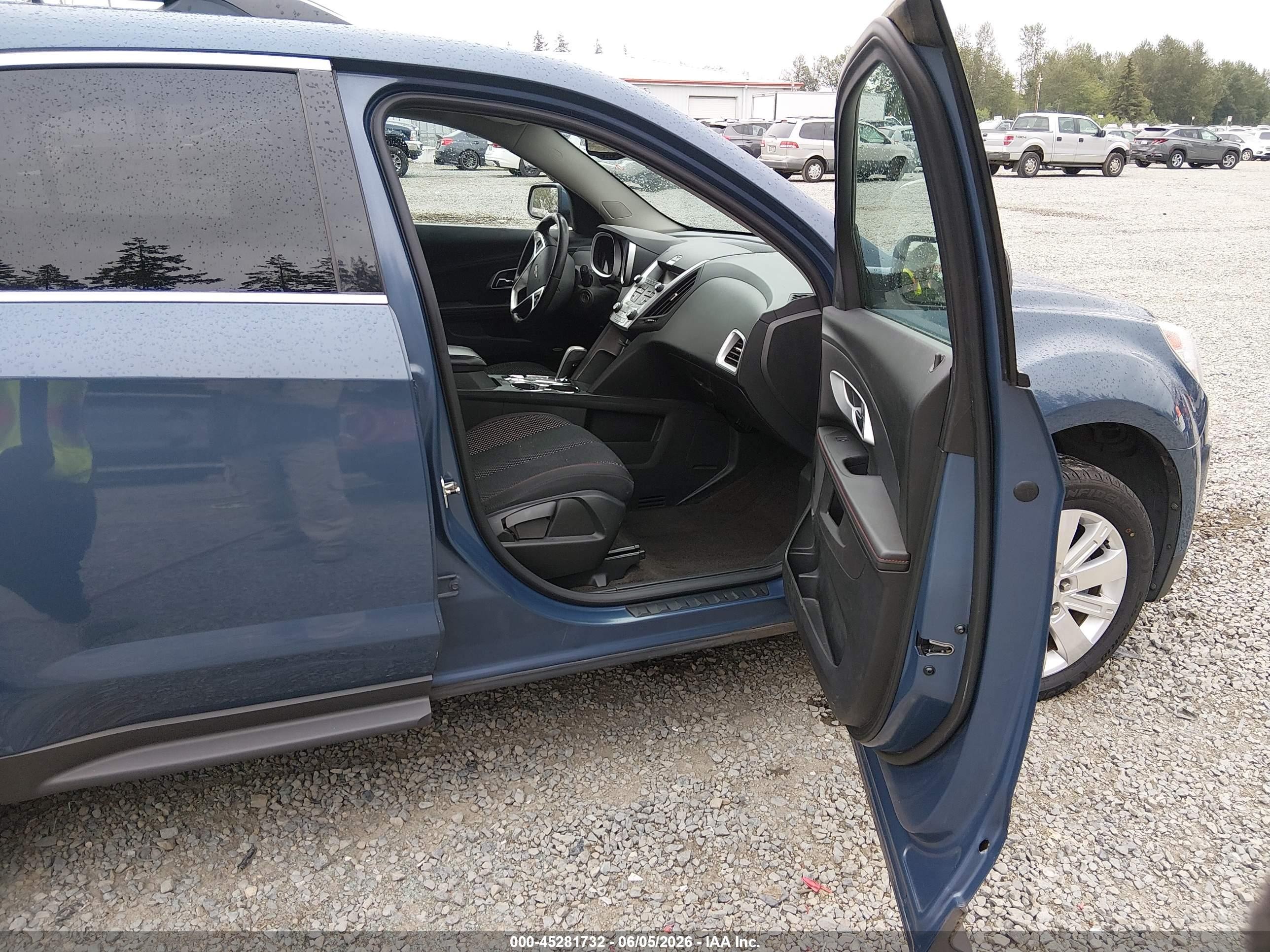 2011 Chevrolet Equinox 2lt Blue vin: 2CNFLNE57B6407466