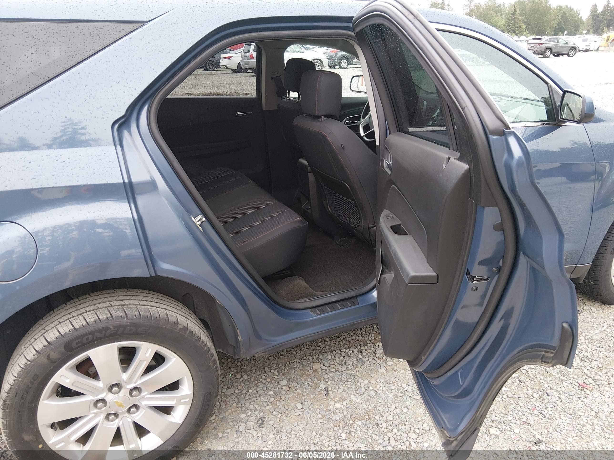 2011 Chevrolet Equinox 2lt Blue vin: 2CNFLNE57B6407466