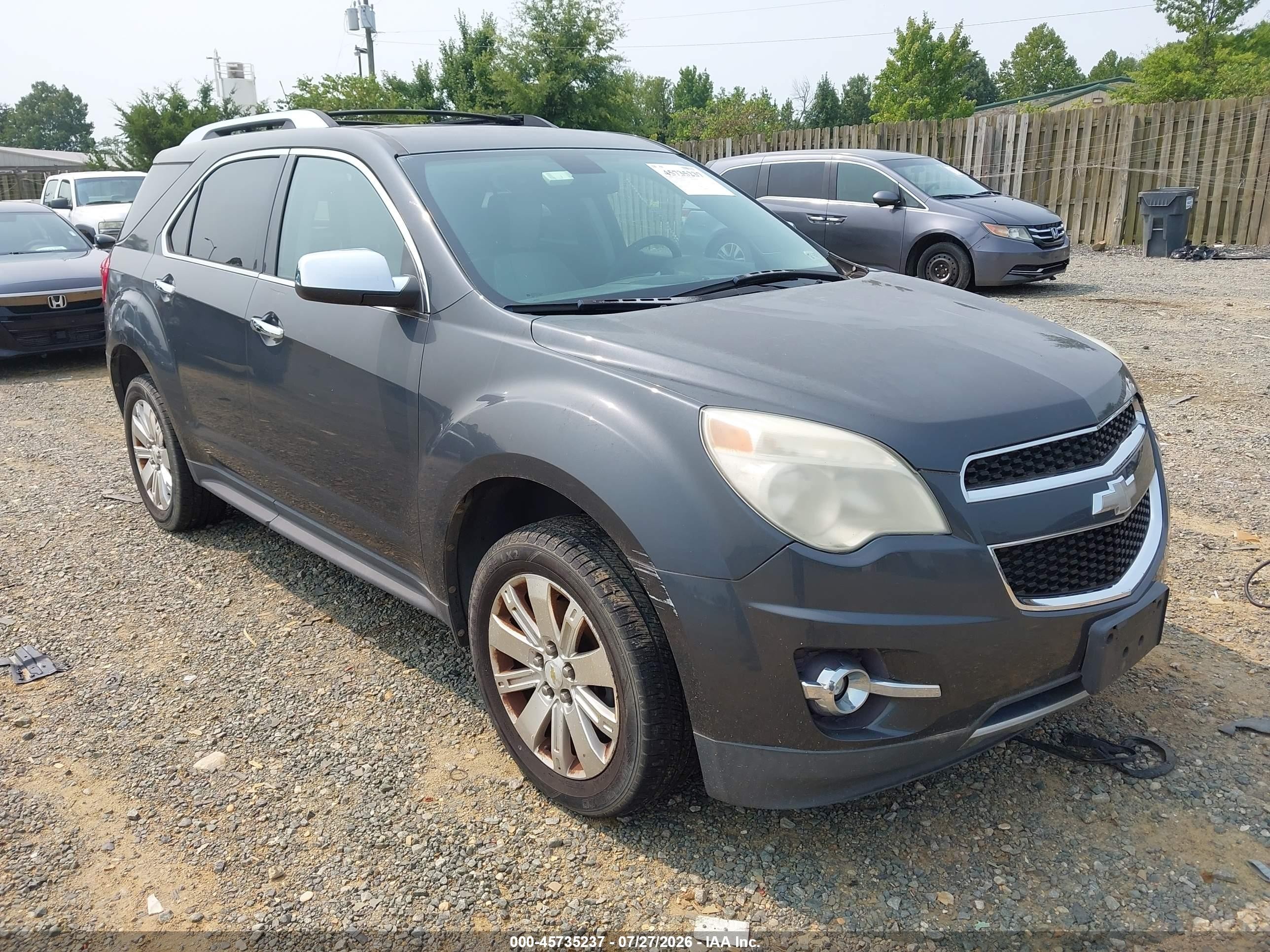 2011 Chevrolet Equinox Lt W/2lt Gray vin: 2CNFLNE5XB6239581