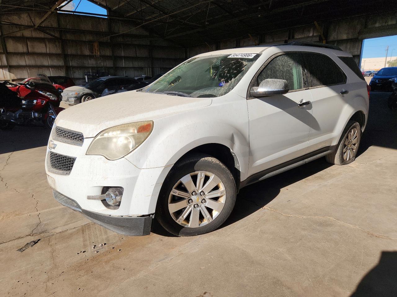 2011 Chevrolet Equinox Lt White vin: 2CNFLNE5XB6407171