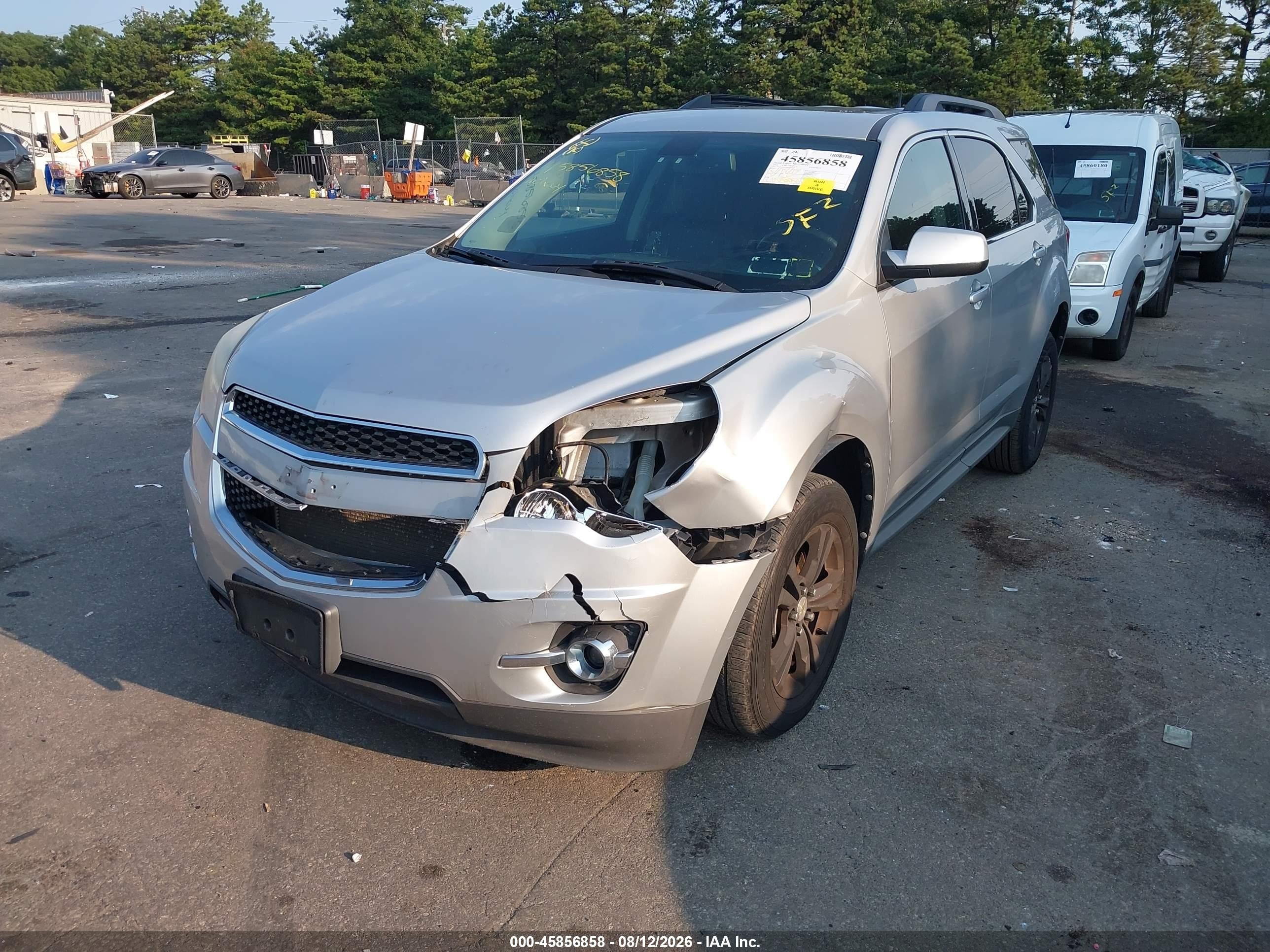 2011 Chevrolet Equinox Lt W/2lt Silver vin: 2CNFLNEC0B6456135