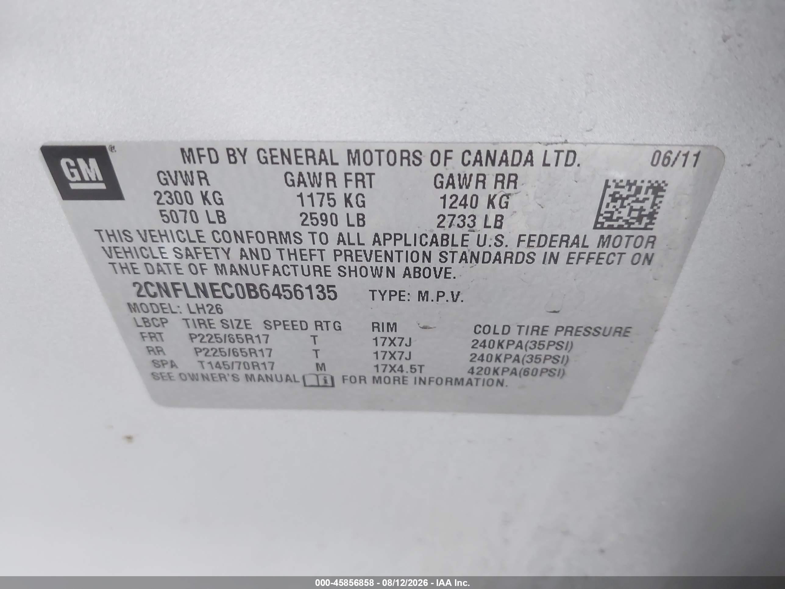 2011 Chevrolet Equinox Lt W/2lt Silver vin: 2CNFLNEC0B6456135
