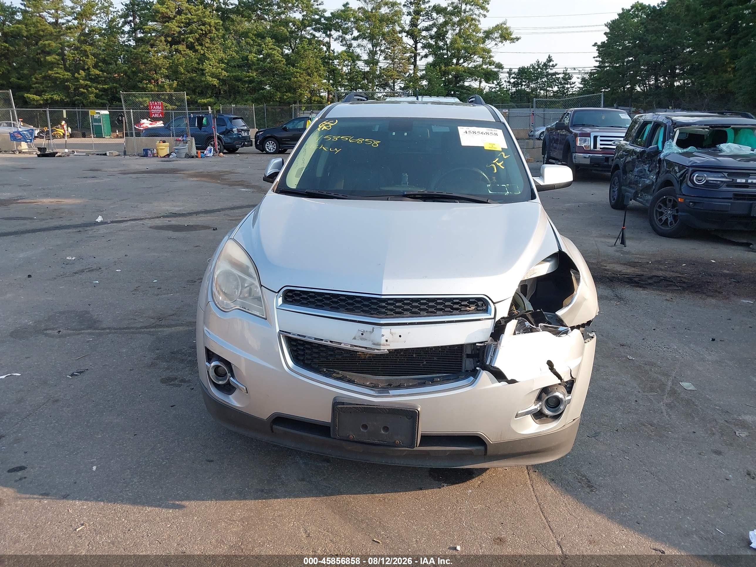 2011 Chevrolet Equinox Lt W/2lt Silver vin: 2CNFLNEC0B6456135