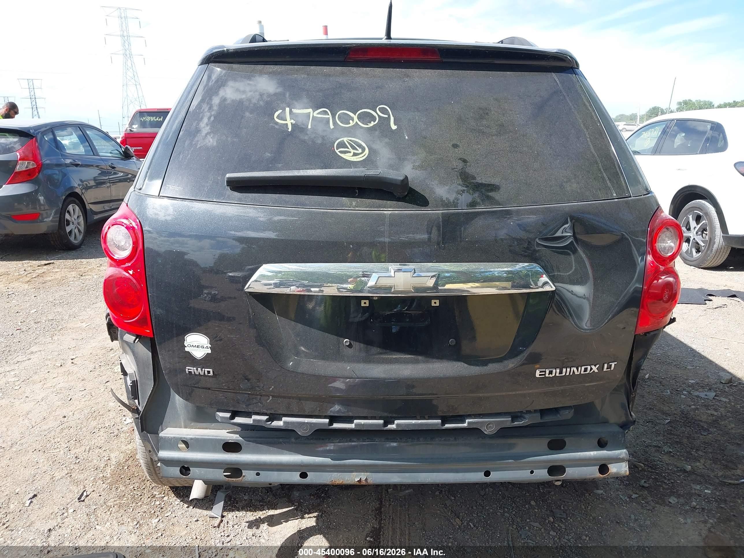 2011 Chevrolet Equinox Lt W/2lt Black vin: 2CNFLNEC0B6479009