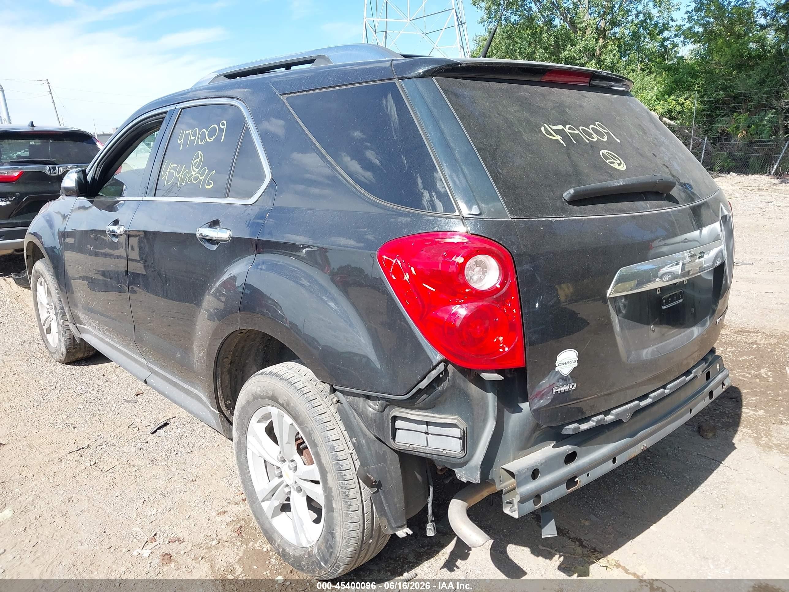 2011 Chevrolet Equinox Lt W/2lt Black vin: 2CNFLNEC0B6479009