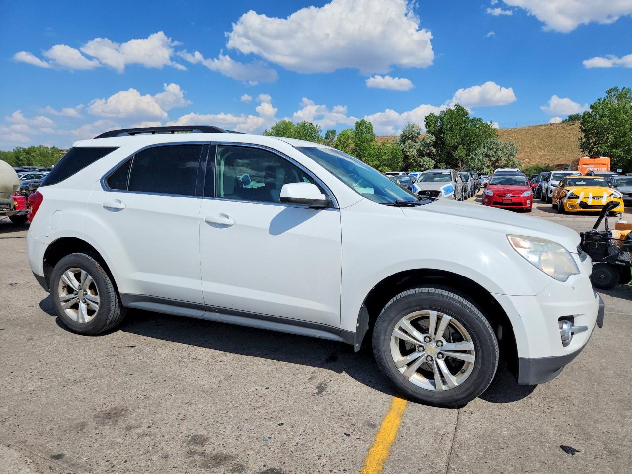 2011 Chevrolet Equinox Lt White vin: 2CNFLNEC2B6332139