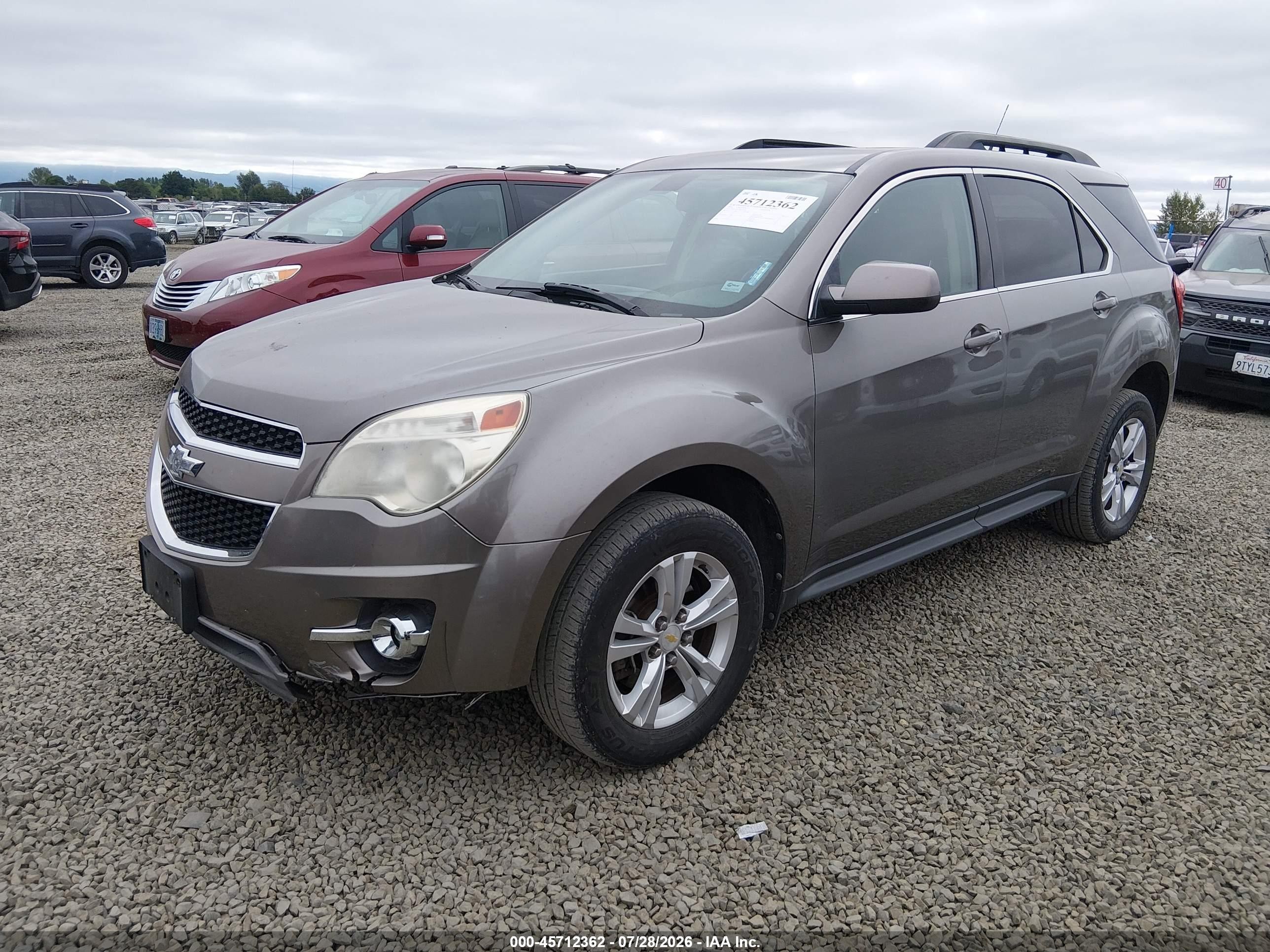 2011 Chevrolet Equinox Lt W/2lt Brown vin: 2CNFLNEC3B6398988