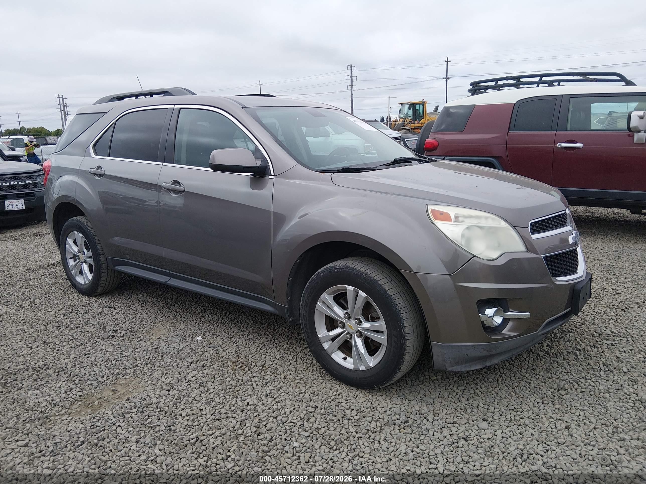 2011 Chevrolet Equinox Lt W/2lt Brown vin: 2CNFLNEC3B6398988