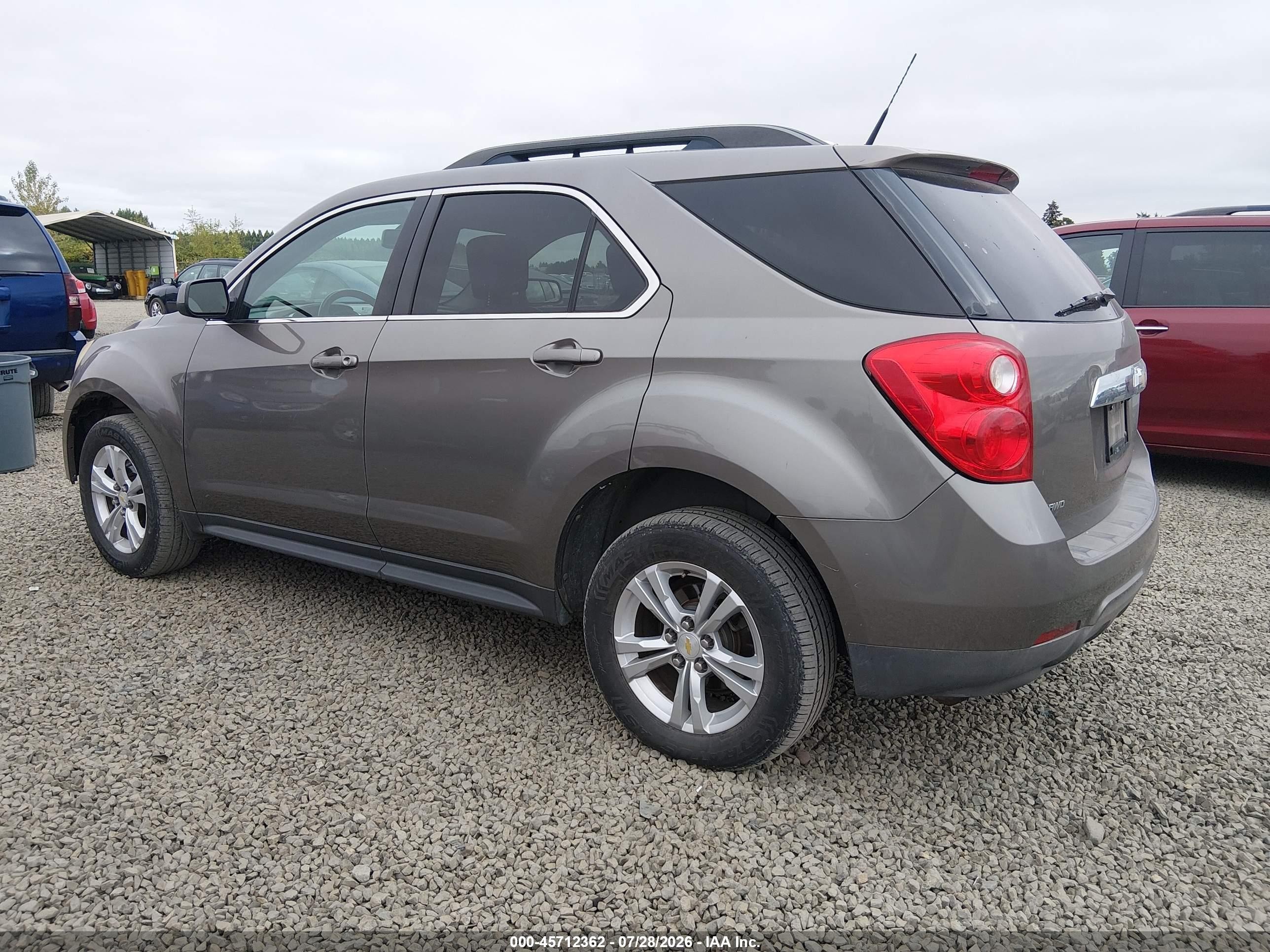 2011 Chevrolet Equinox Lt W/2lt Brown vin: 2CNFLNEC3B6398988