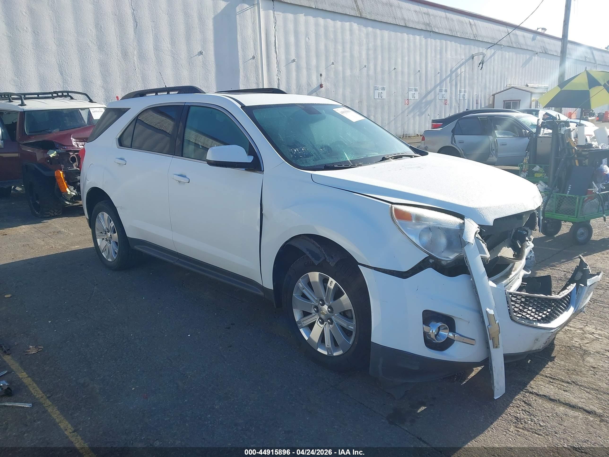 2011 Chevrolet Equinox 2lt Белый vin: 2CNFLNEC3B6451804