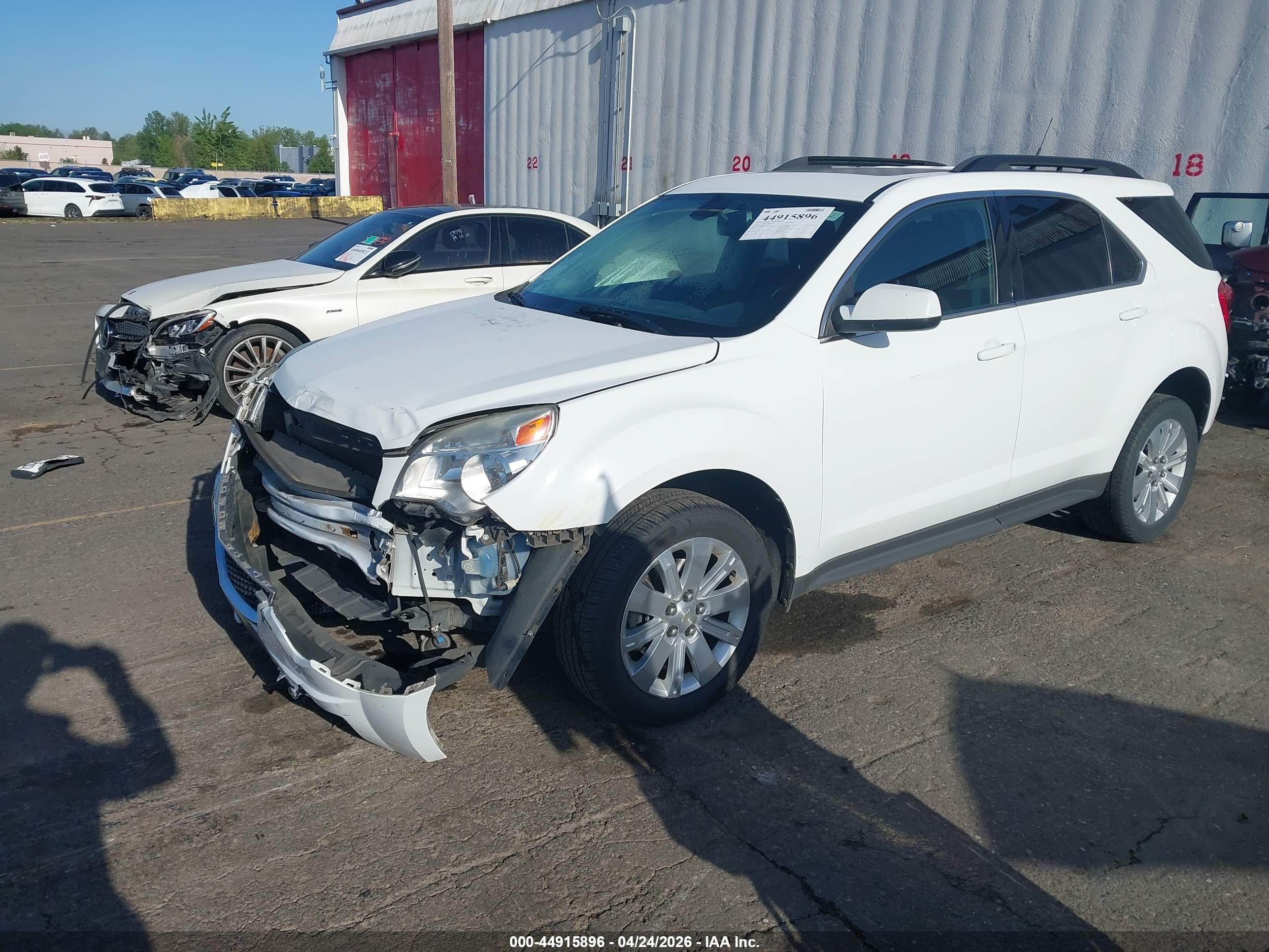 2011 Chevrolet Equinox 2lt White vin: 2CNFLNEC3B6451804