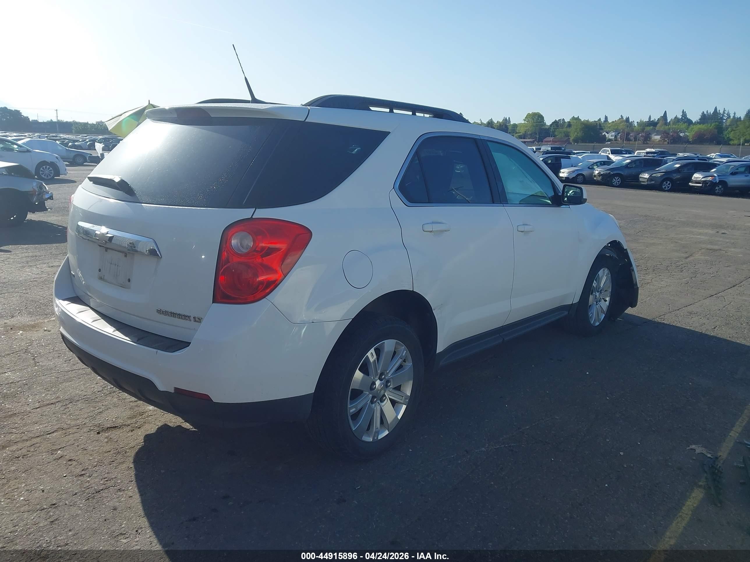 2011 Chevrolet Equinox 2lt White vin: 2CNFLNEC3B6451804