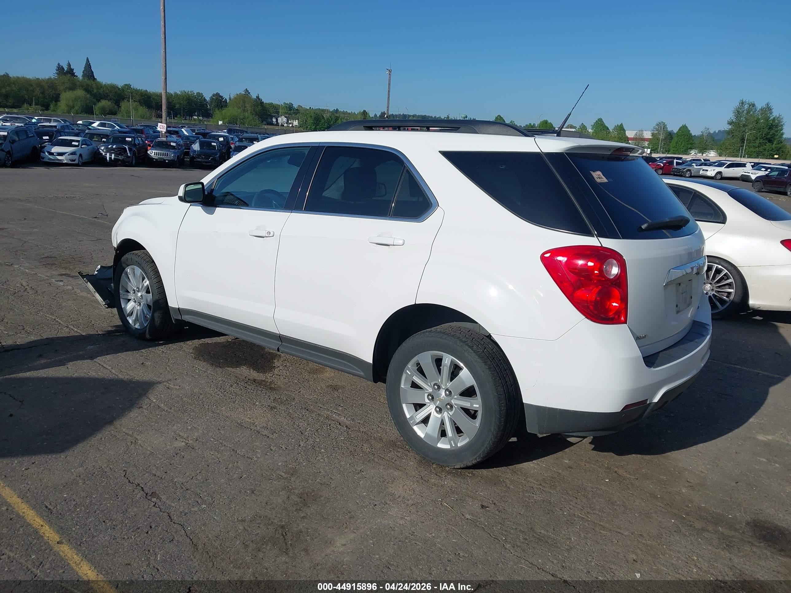 2011 Chevrolet Equinox 2lt White vin: 2CNFLNEC3B6451804