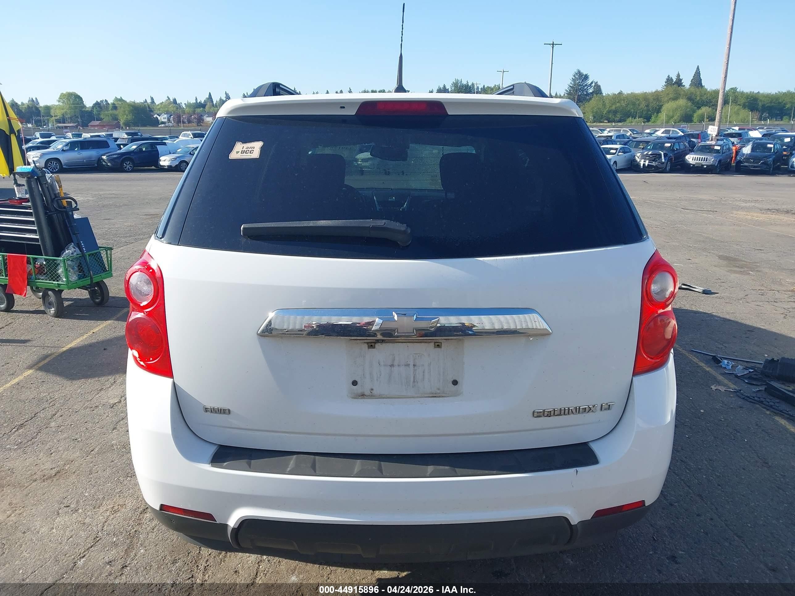 2011 Chevrolet Equinox 2lt White vin: 2CNFLNEC3B6451804