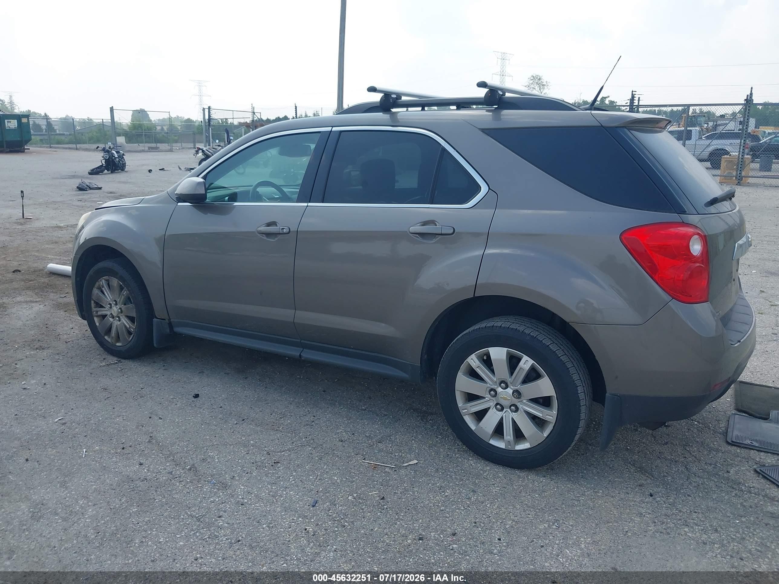 2011 Chevrolet Equinox Lt W/2lt Brown vin: 2CNFLNEC5B6477224