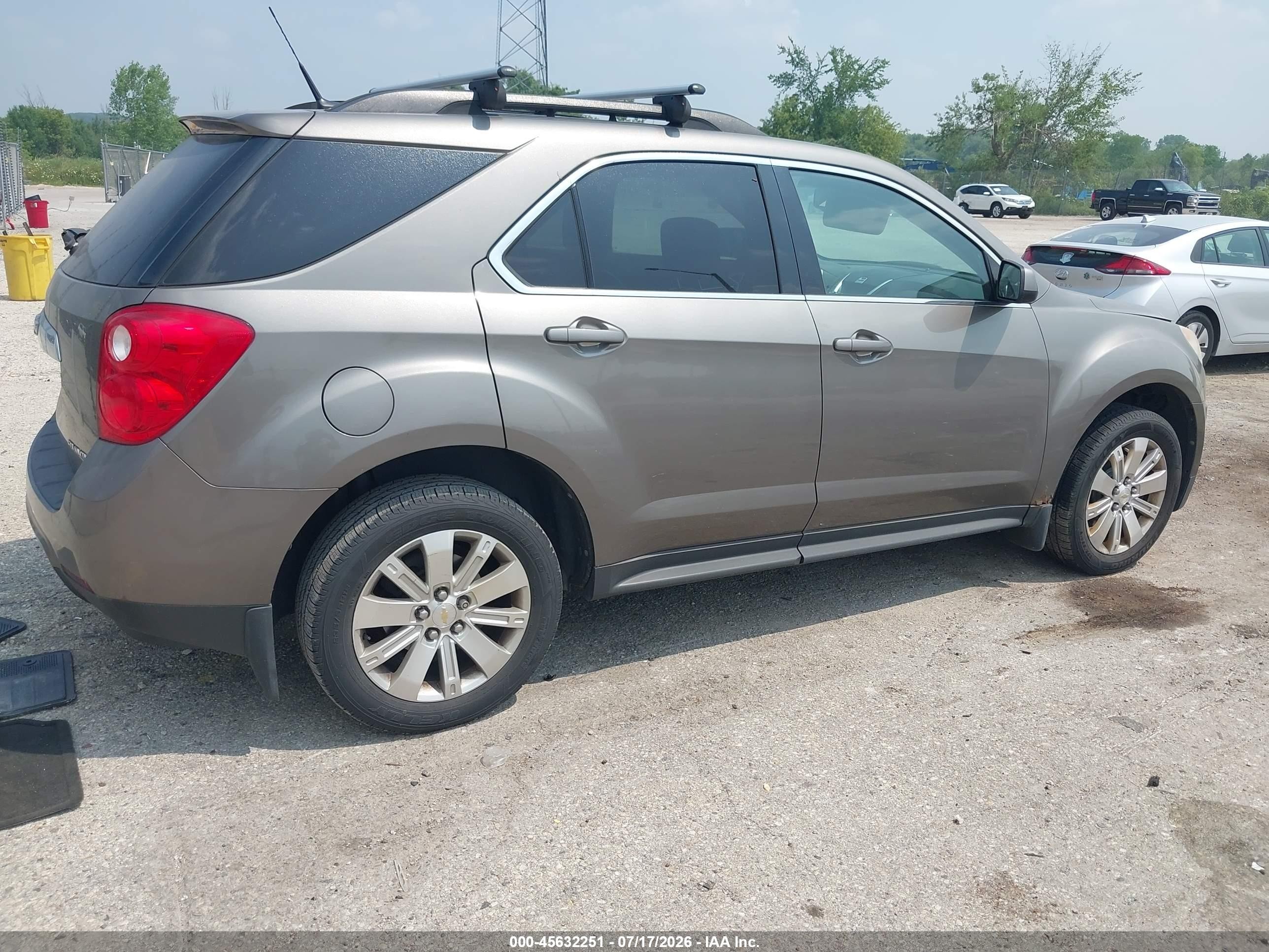 2011 Chevrolet Equinox Lt W/2lt Brown vin: 2CNFLNEC5B6477224