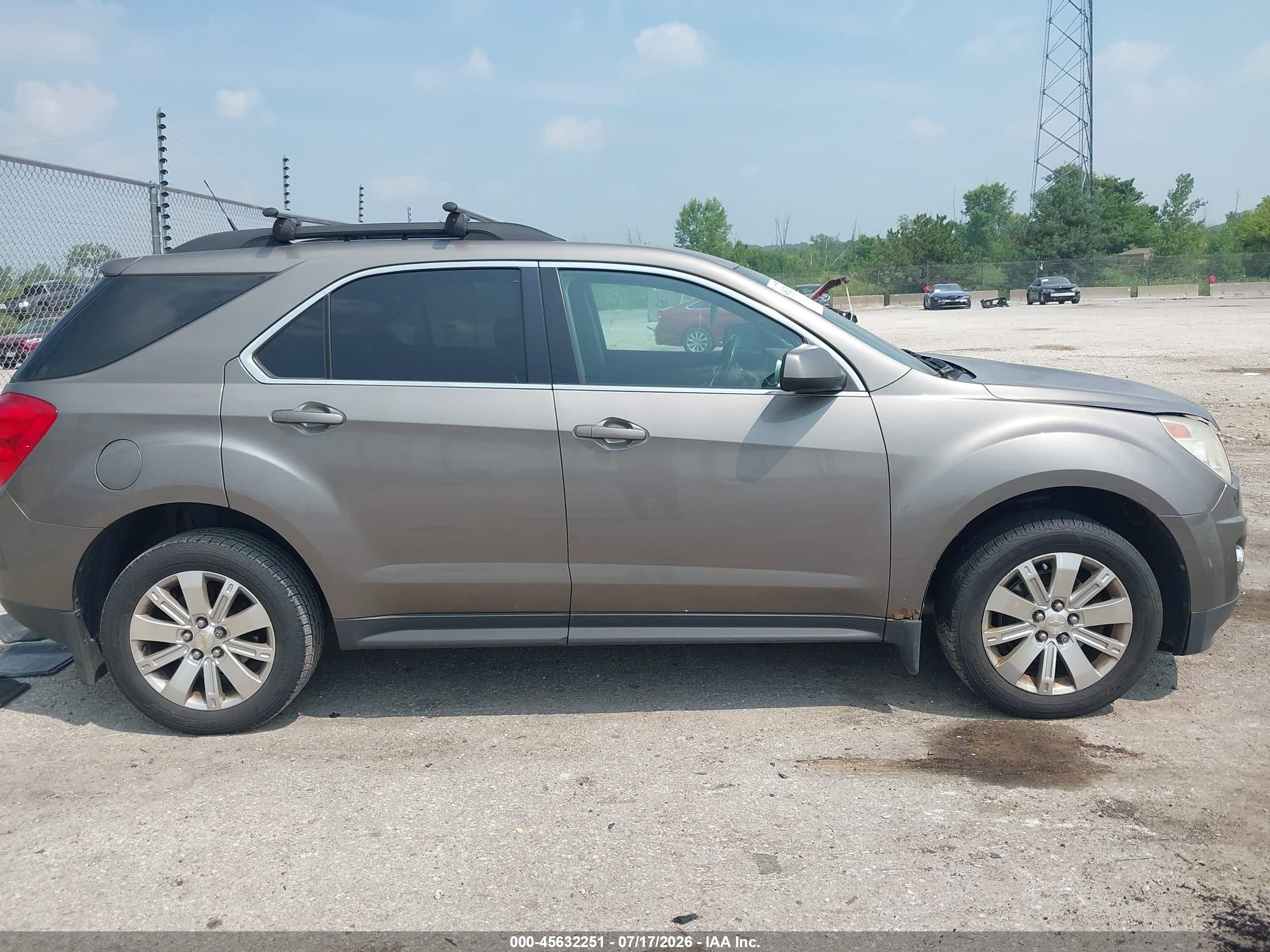 2011 Chevrolet Equinox Lt W/2lt Brown vin: 2CNFLNEC5B6477224