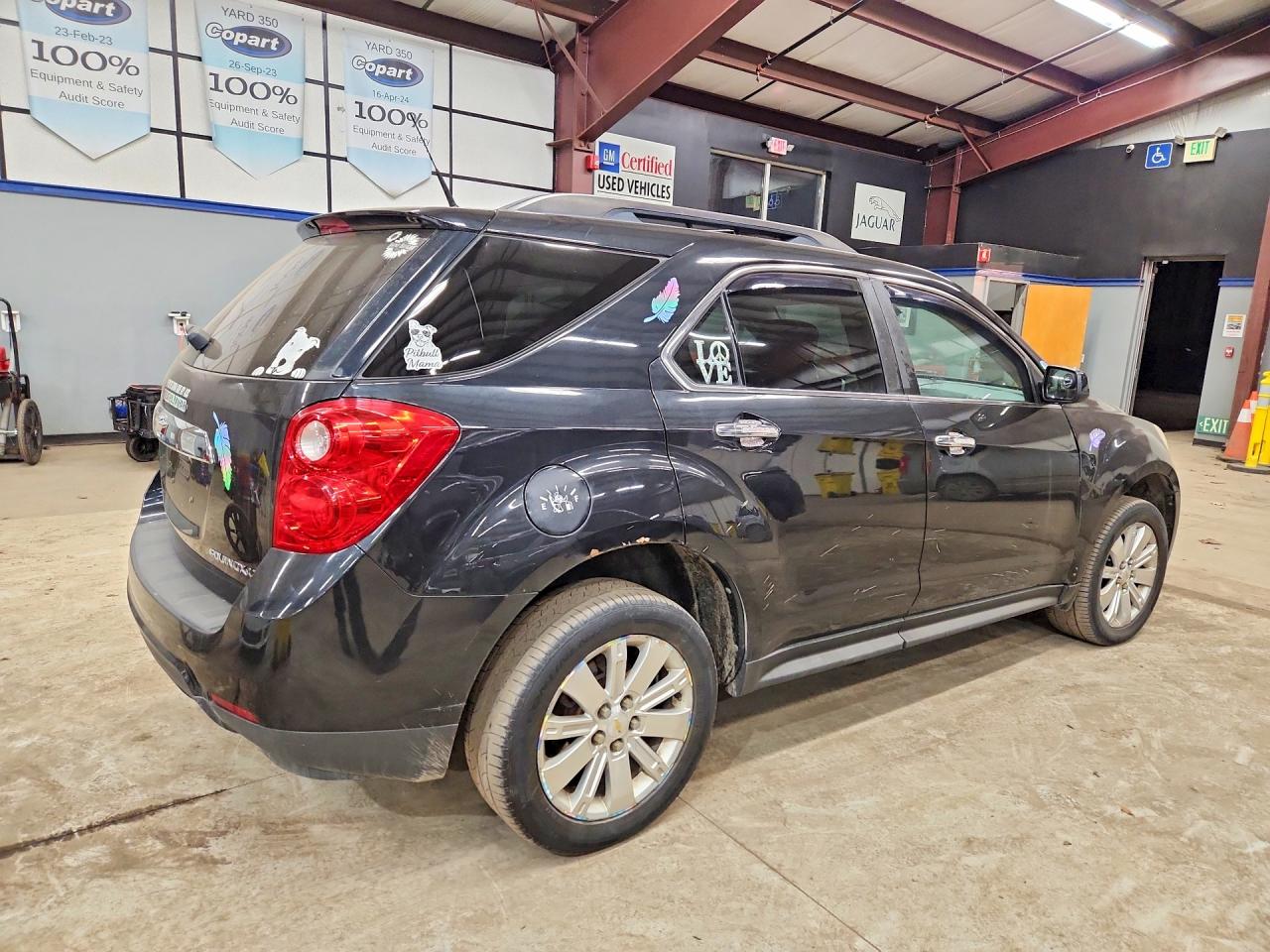 2011 Chevrolet Equinox Lt Black vin: 2CNFLNEC8B6471417