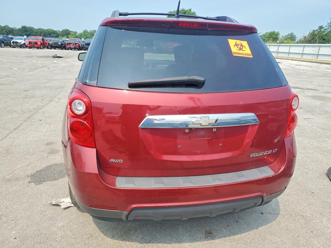 2011 Chevrolet Equinox Lt Red vin: 2CNFLNEC9B6227579