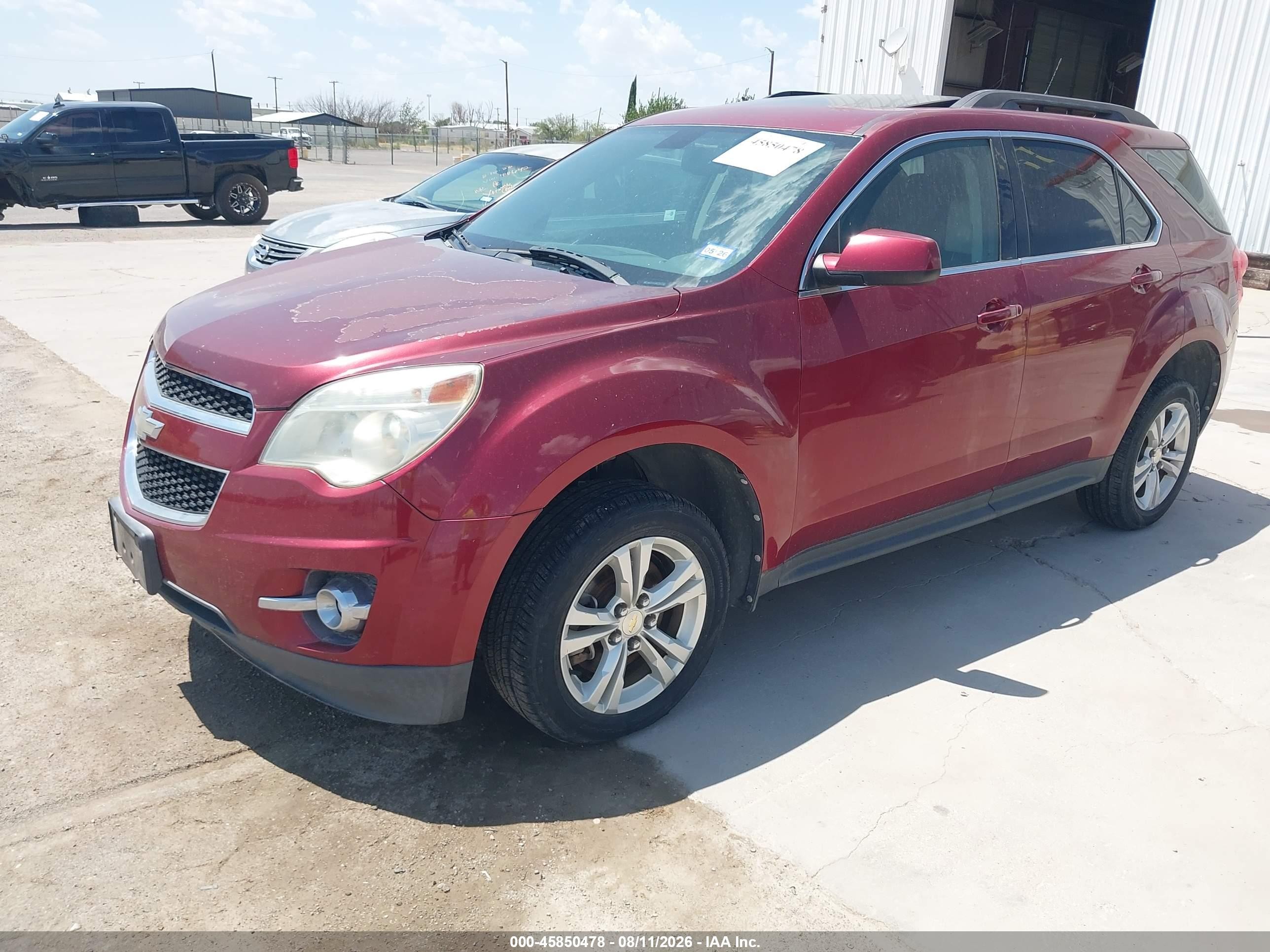 2010 Chevrolet Equinox Lt Red vin: 2CNFLNEW0A6307054