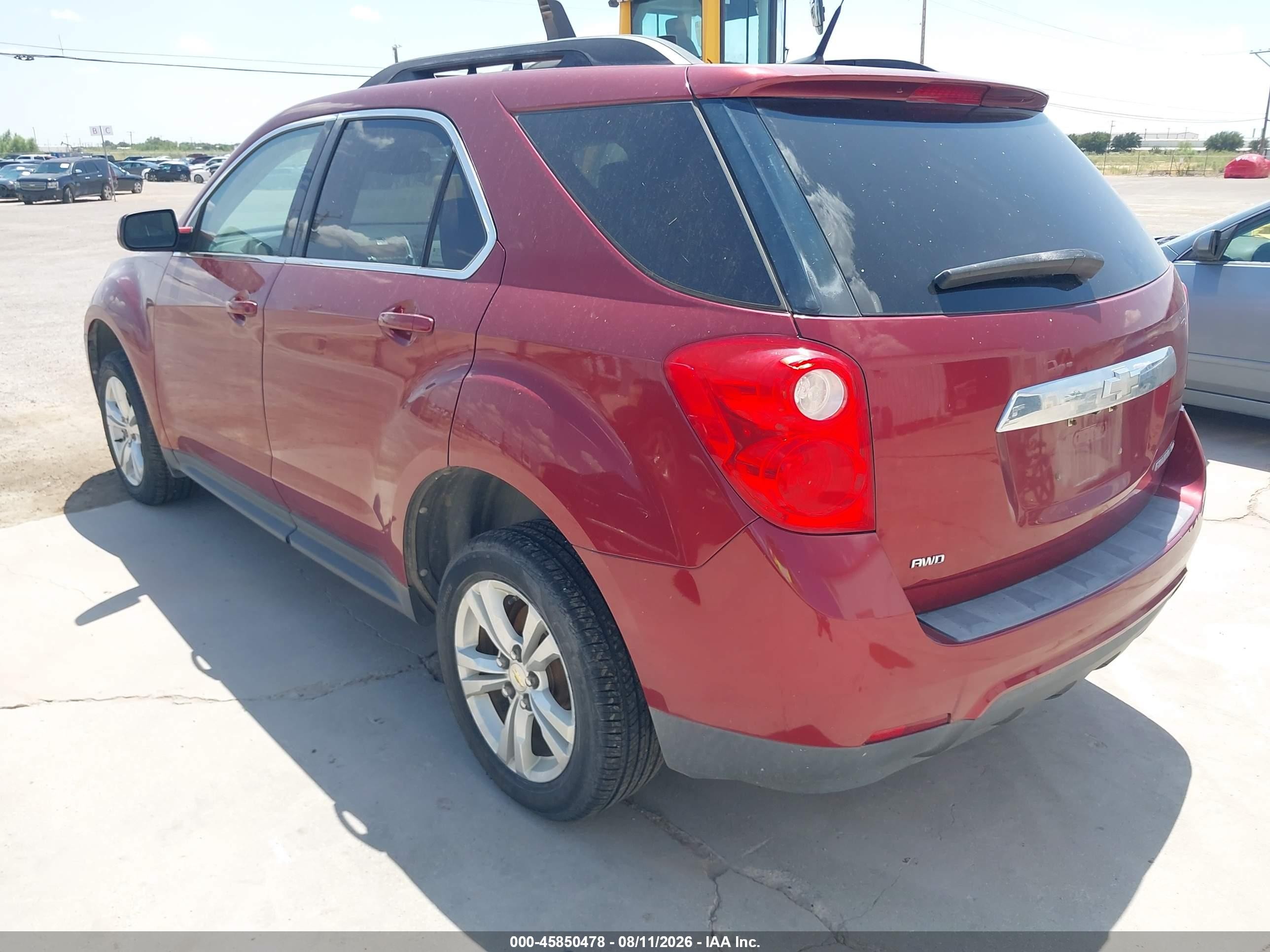 2010 Chevrolet Equinox Lt Red vin: 2CNFLNEW0A6307054