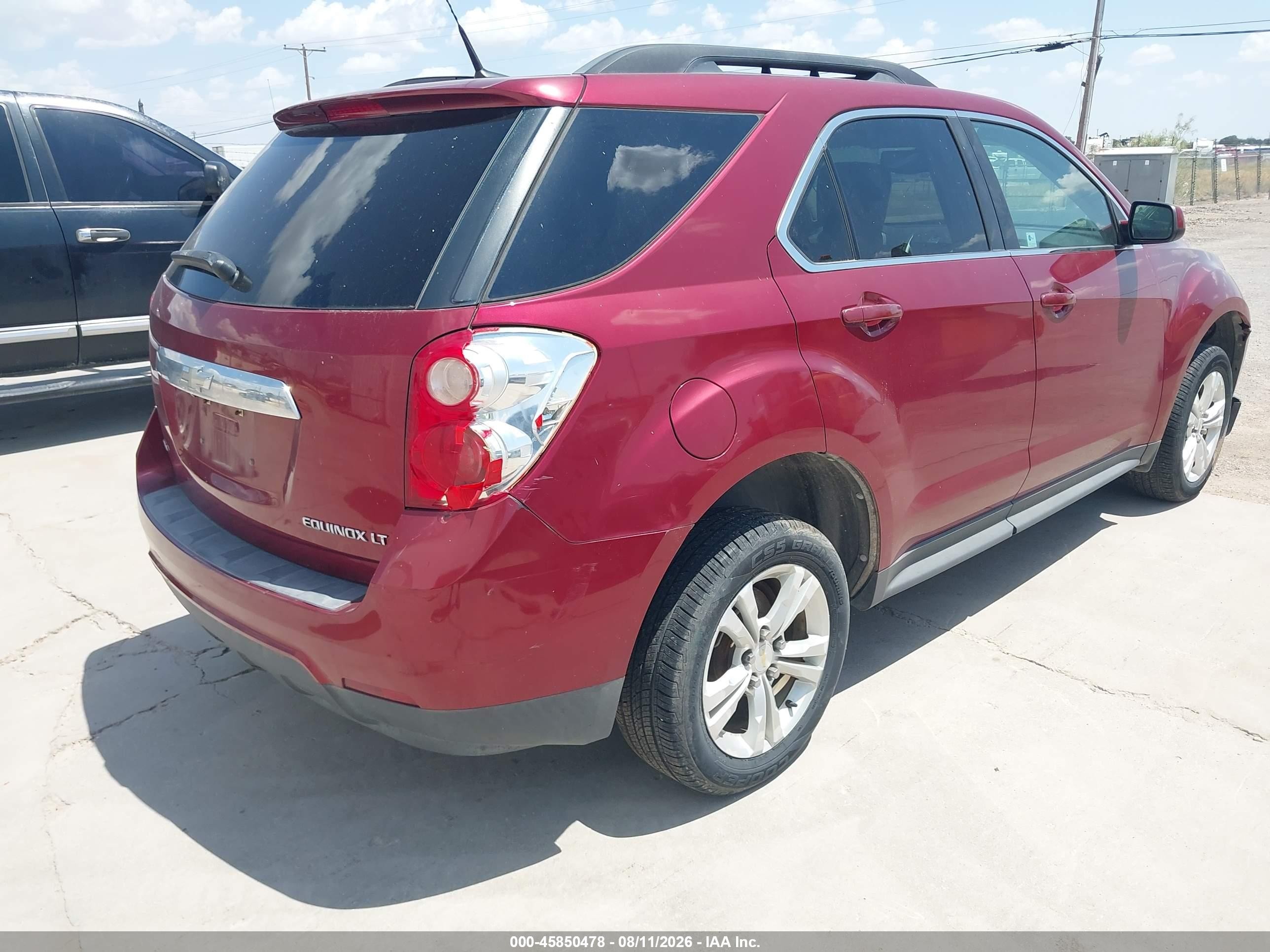 2010 Chevrolet Equinox Lt Red vin: 2CNFLNEW0A6307054