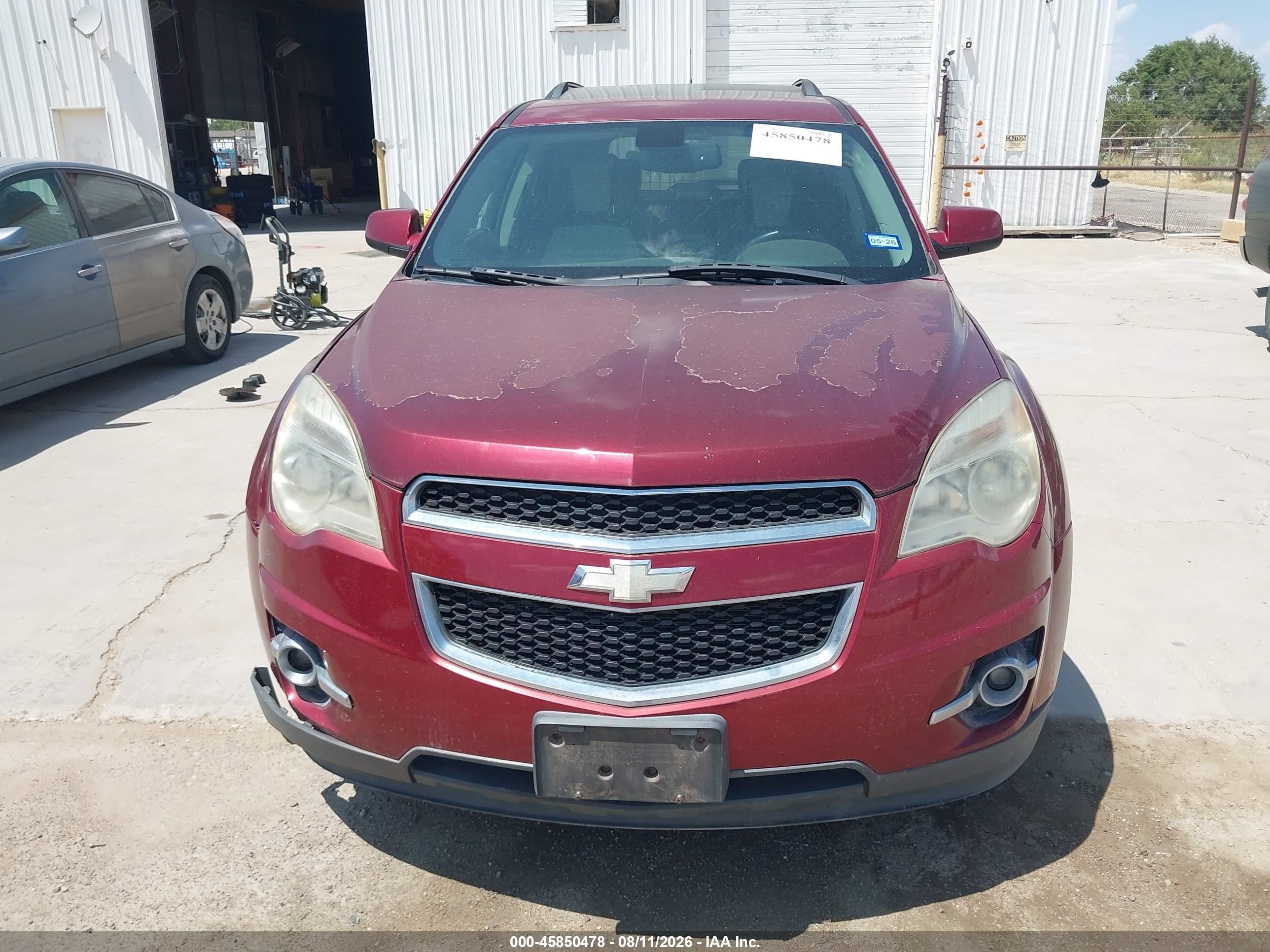 2010 Chevrolet Equinox Lt Red vin: 2CNFLNEW0A6307054