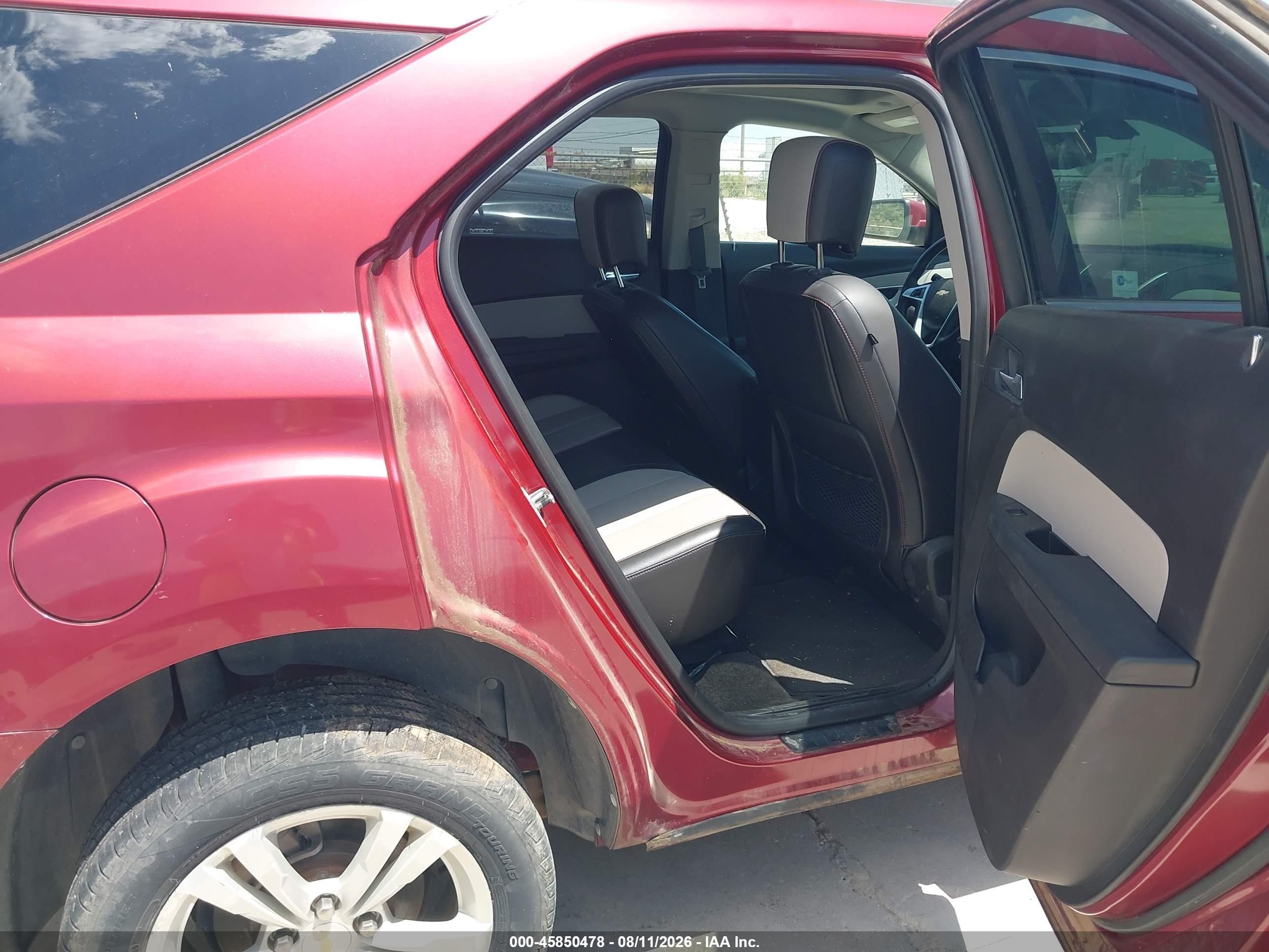 2010 Chevrolet Equinox Lt Red vin: 2CNFLNEW0A6307054
