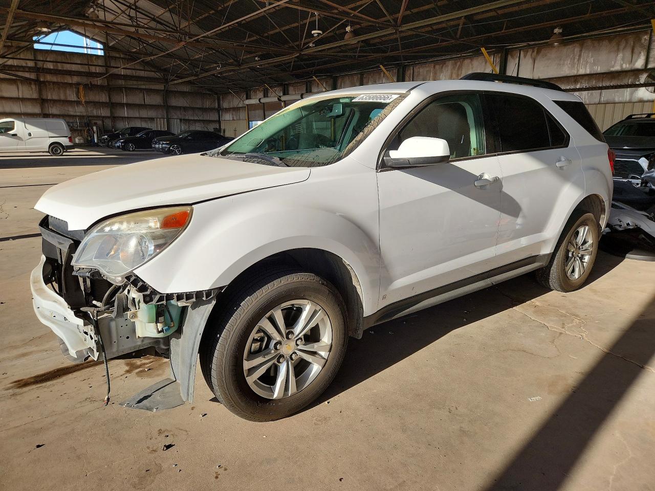 2010 Chevrolet Equinox Lt White vin: 2CNFLNEW2A6213936