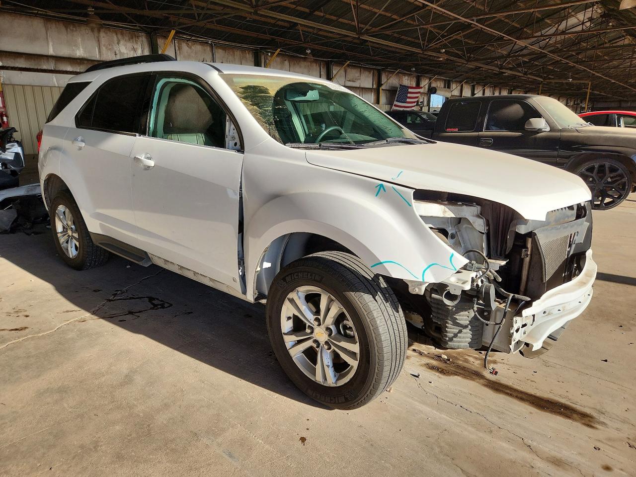 2010 Chevrolet Equinox Lt White vin: 2CNFLNEW2A6213936