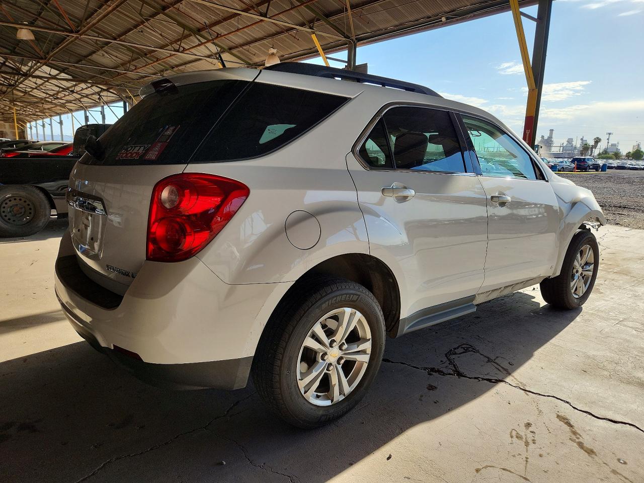 2010 Chevrolet Equinox Lt White vin: 2CNFLNEW2A6213936