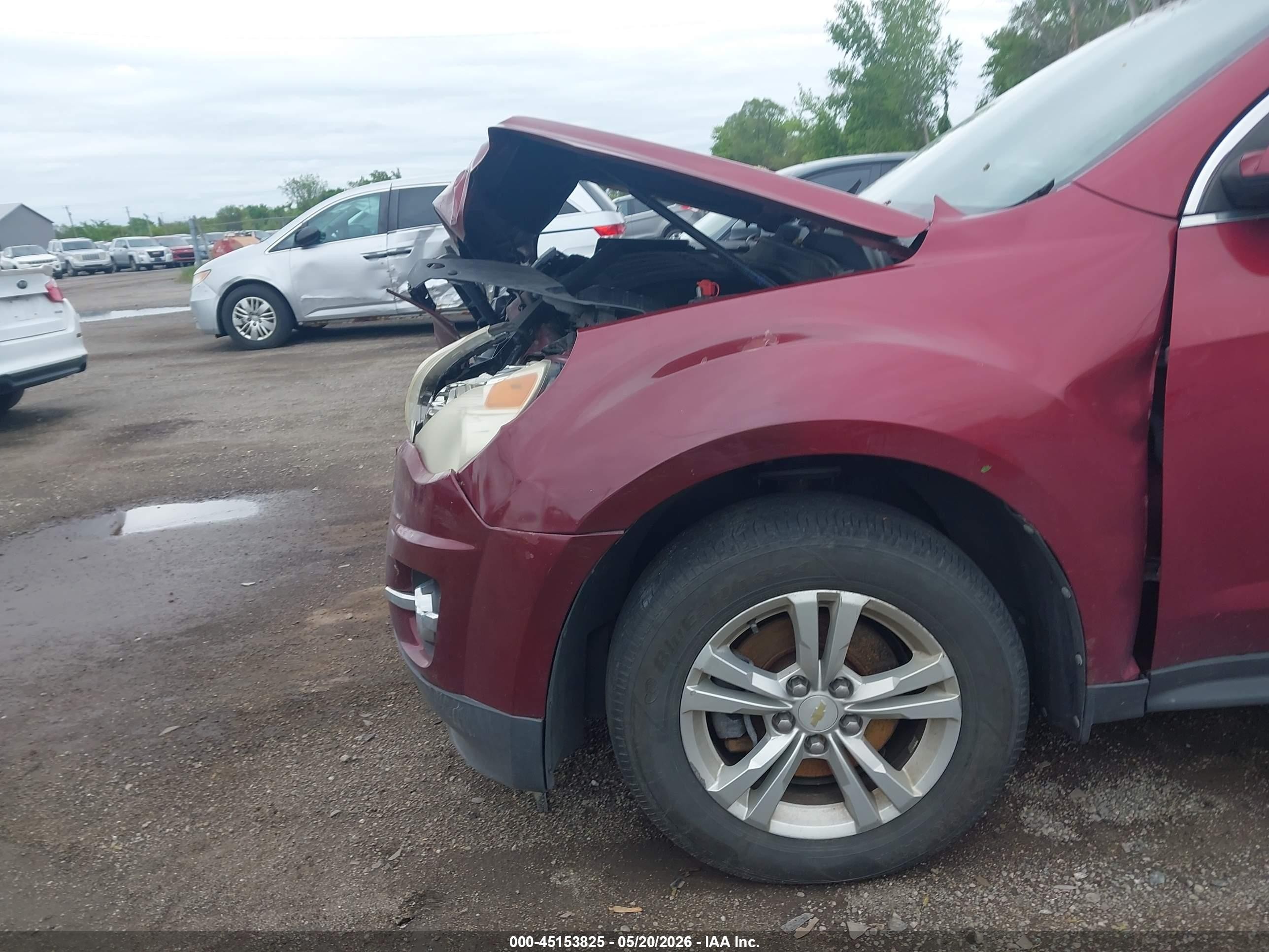 2010 Chevrolet Equinox Lt Red vin: 2CNFLNEW7A6261240
