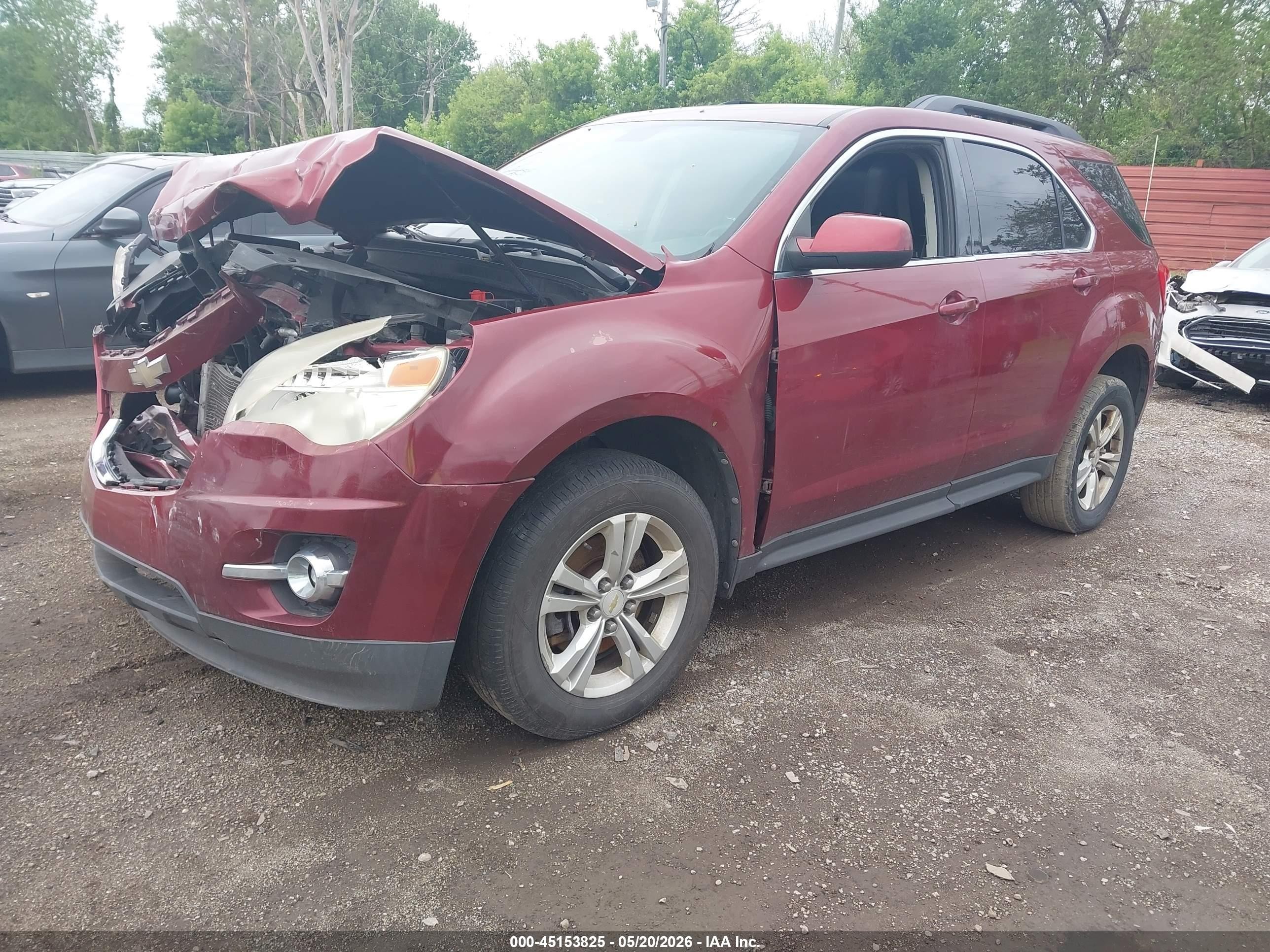 2010 Chevrolet Equinox Lt Red vin: 2CNFLNEW7A6261240