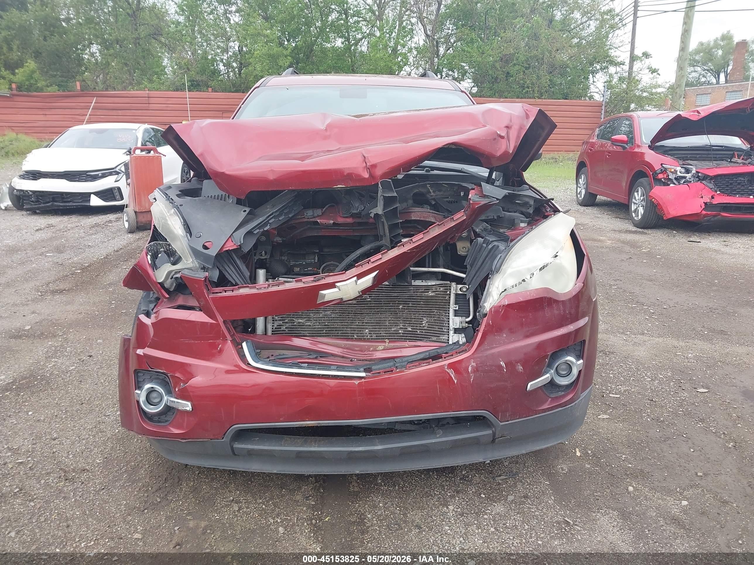 2010 Chevrolet Equinox Lt Red vin: 2CNFLNEW7A6261240