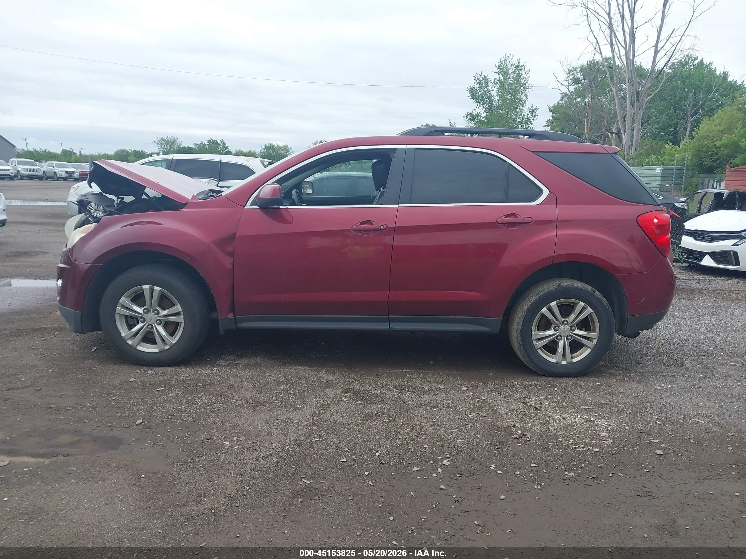 2010 Chevrolet Equinox Lt Red vin: 2CNFLNEW7A6261240