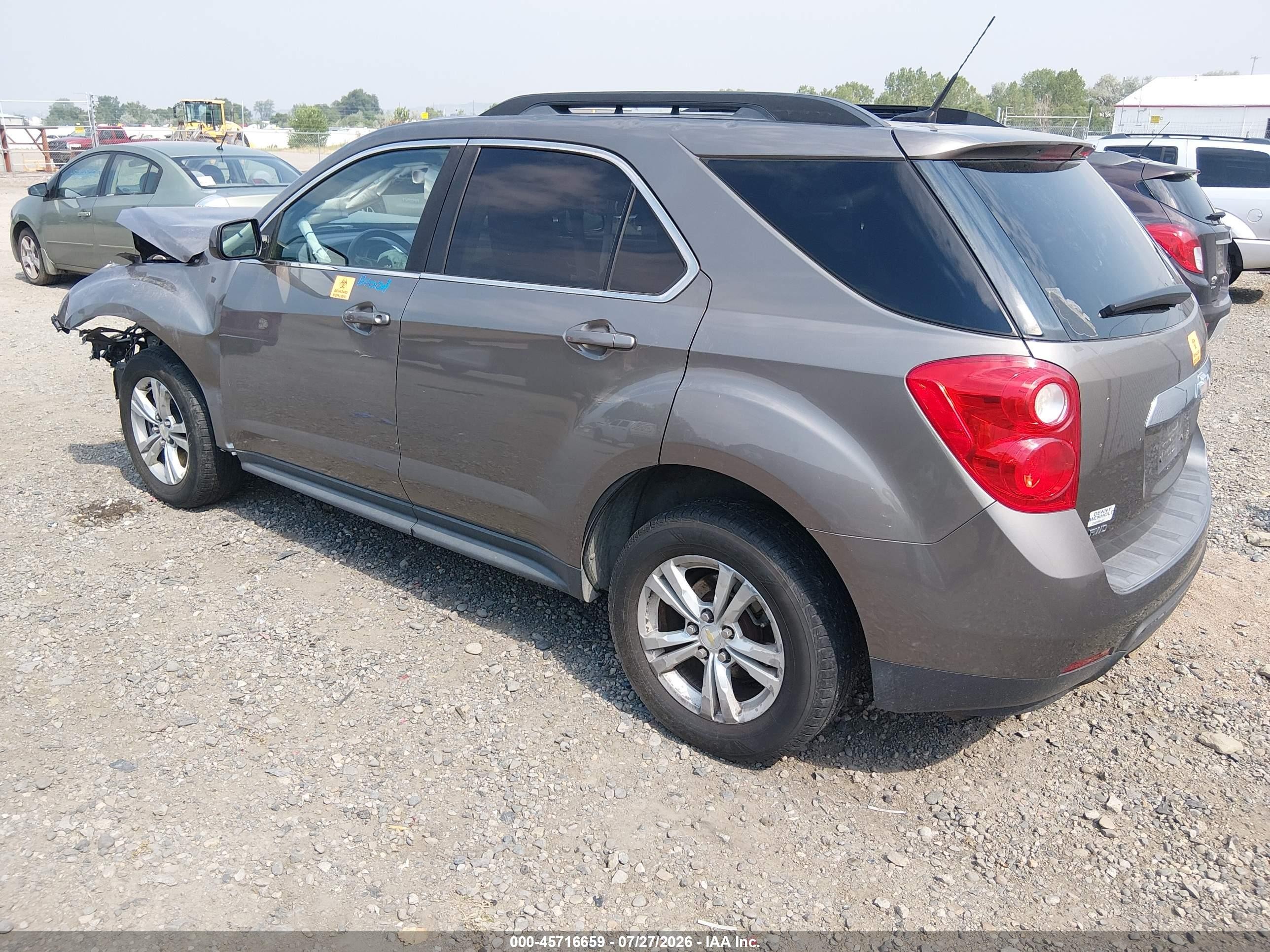 2010 Chevrolet Equinox Lt Gray vin: 2CNFLNEW7A6306807