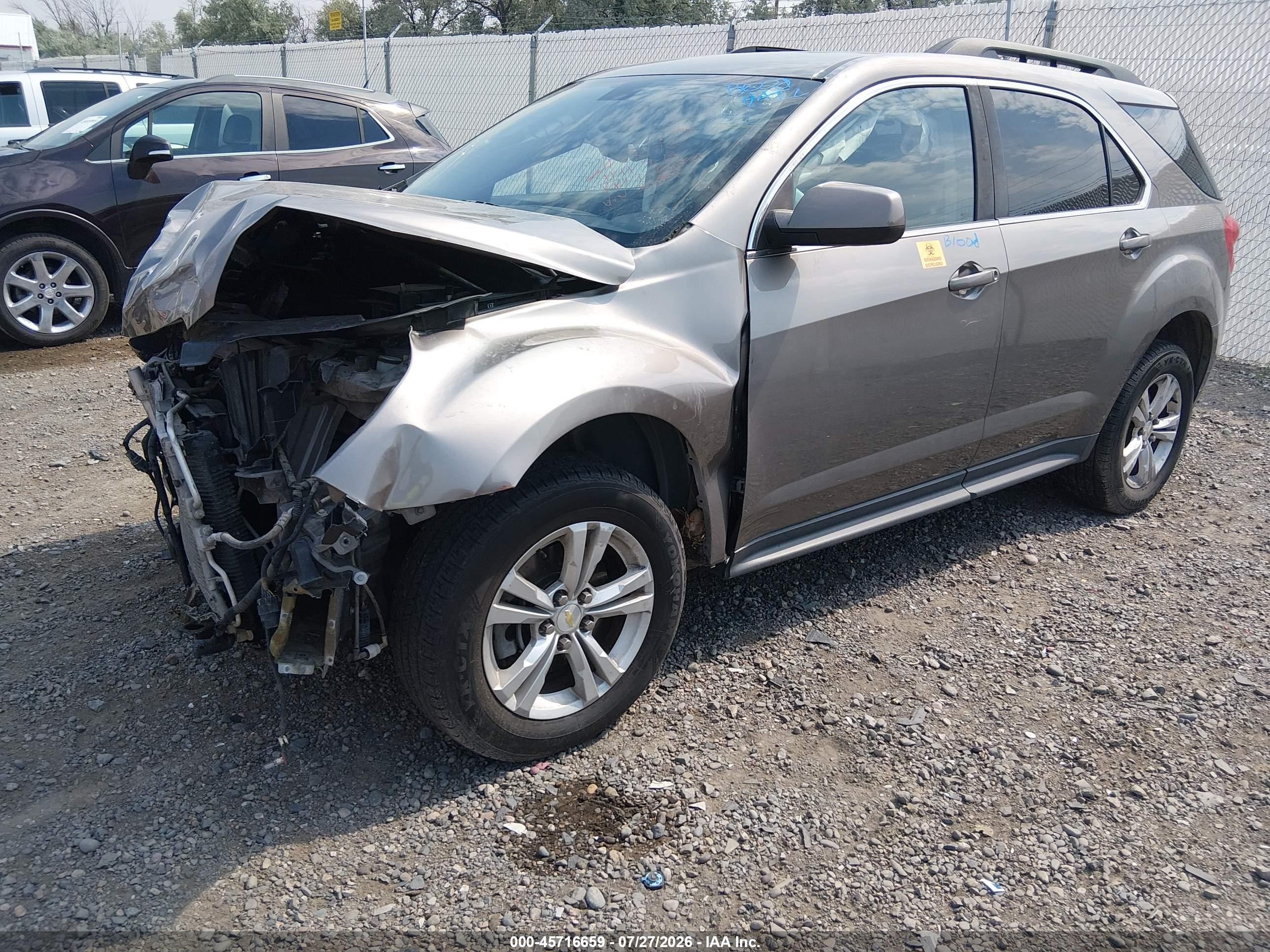 2010 Chevrolet Equinox Lt Gray vin: 2CNFLNEW7A6306807