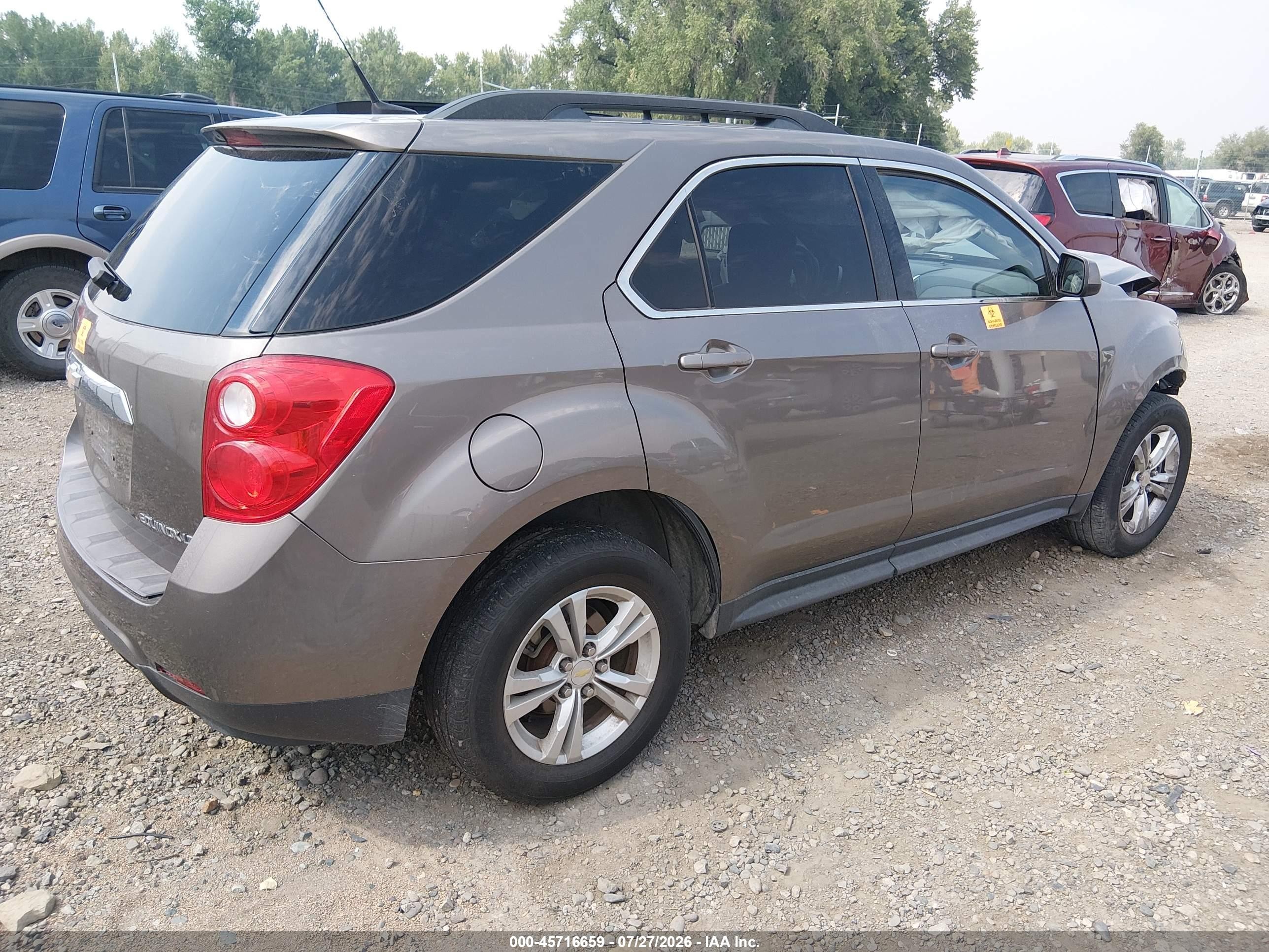 2010 Chevrolet Equinox Lt Gray vin: 2CNFLNEW7A6306807