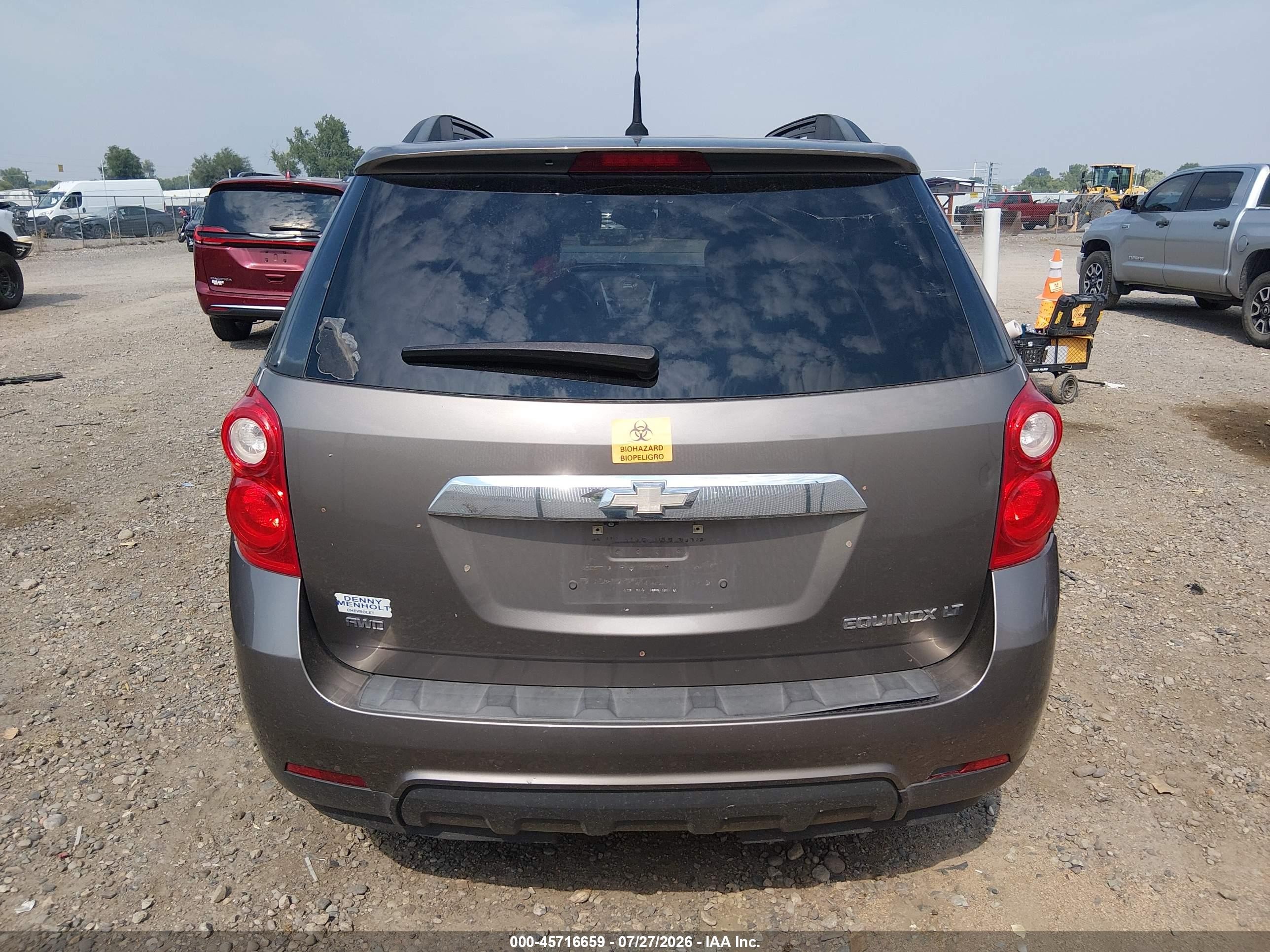 2010 Chevrolet Equinox Lt Gray vin: 2CNFLNEW7A6306807