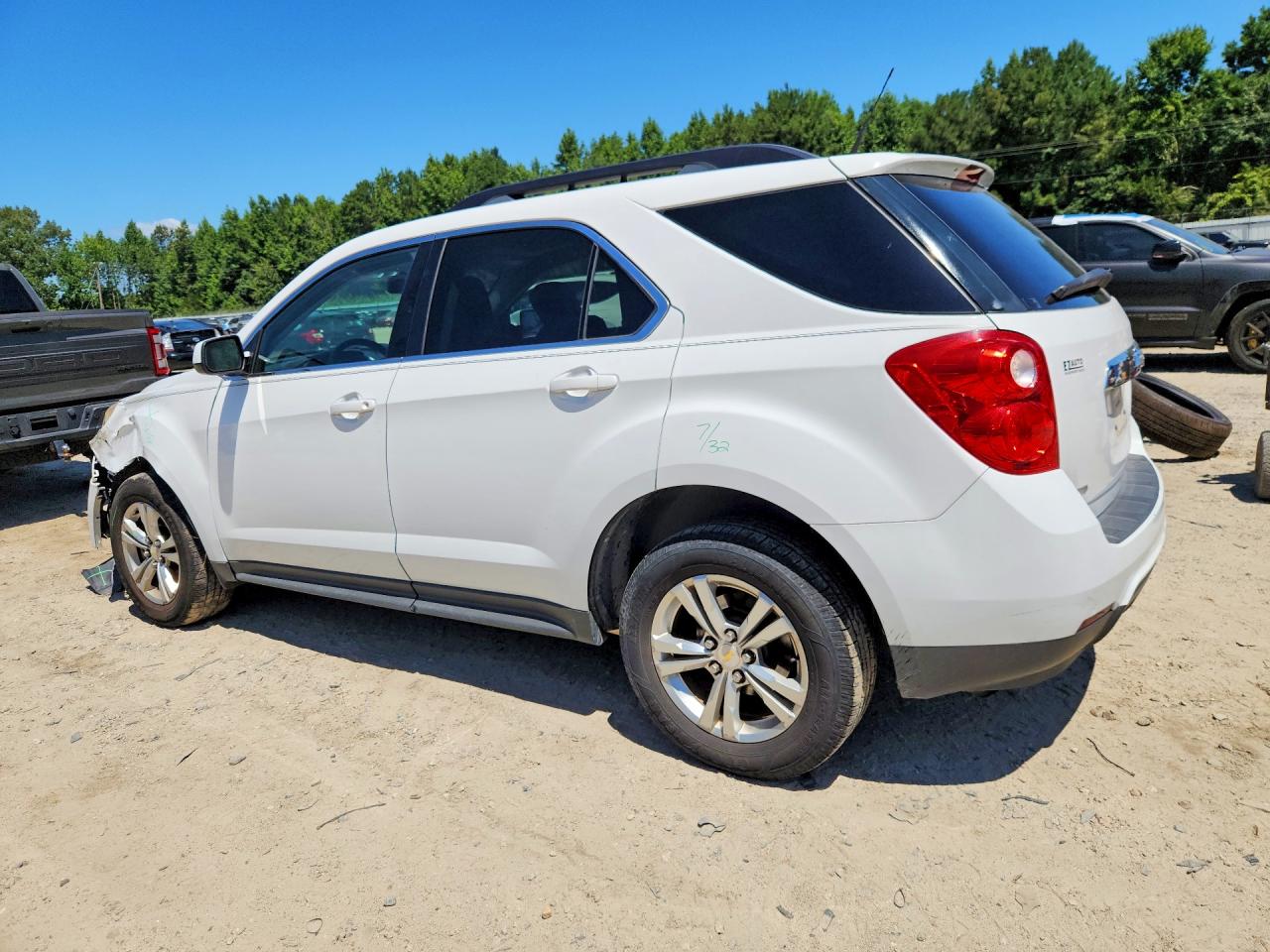 2010 Chevrolet Equinox Lt White vin: 2CNFLNEW7A6400511