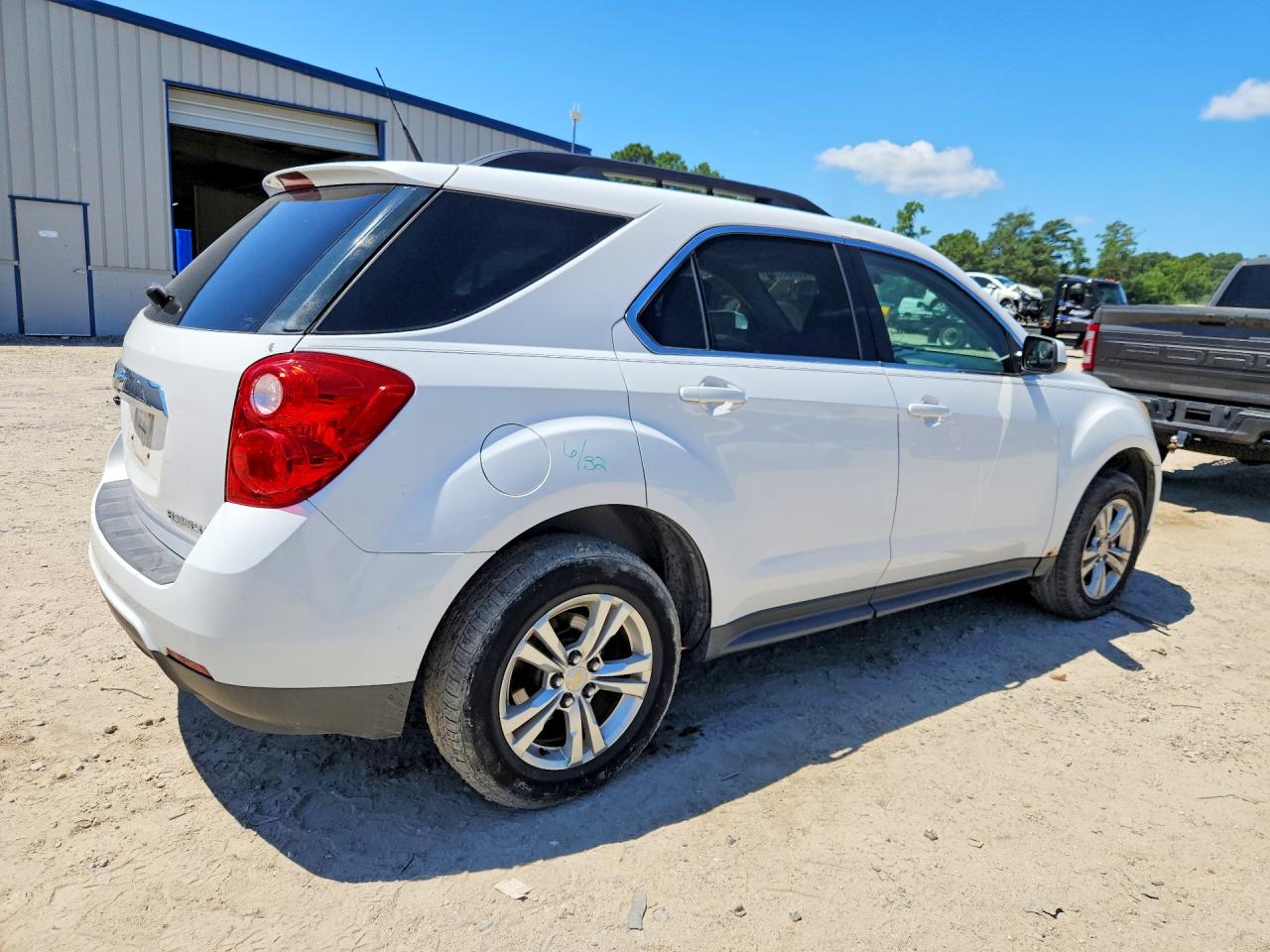 2010 Chevrolet Equinox Lt White vin: 2CNFLNEW7A6400511