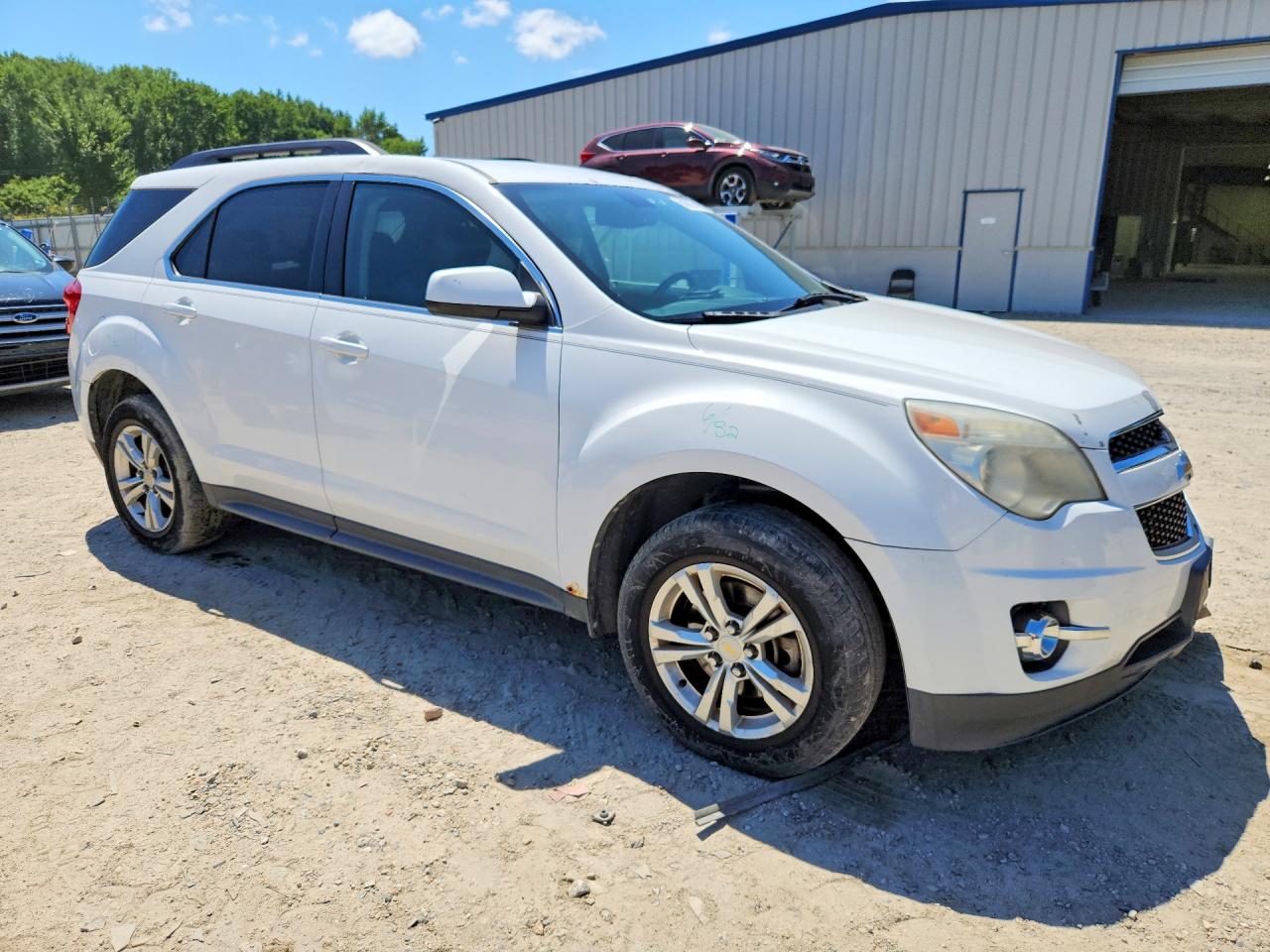 2010 Chevrolet Equinox Lt White vin: 2CNFLNEW7A6400511