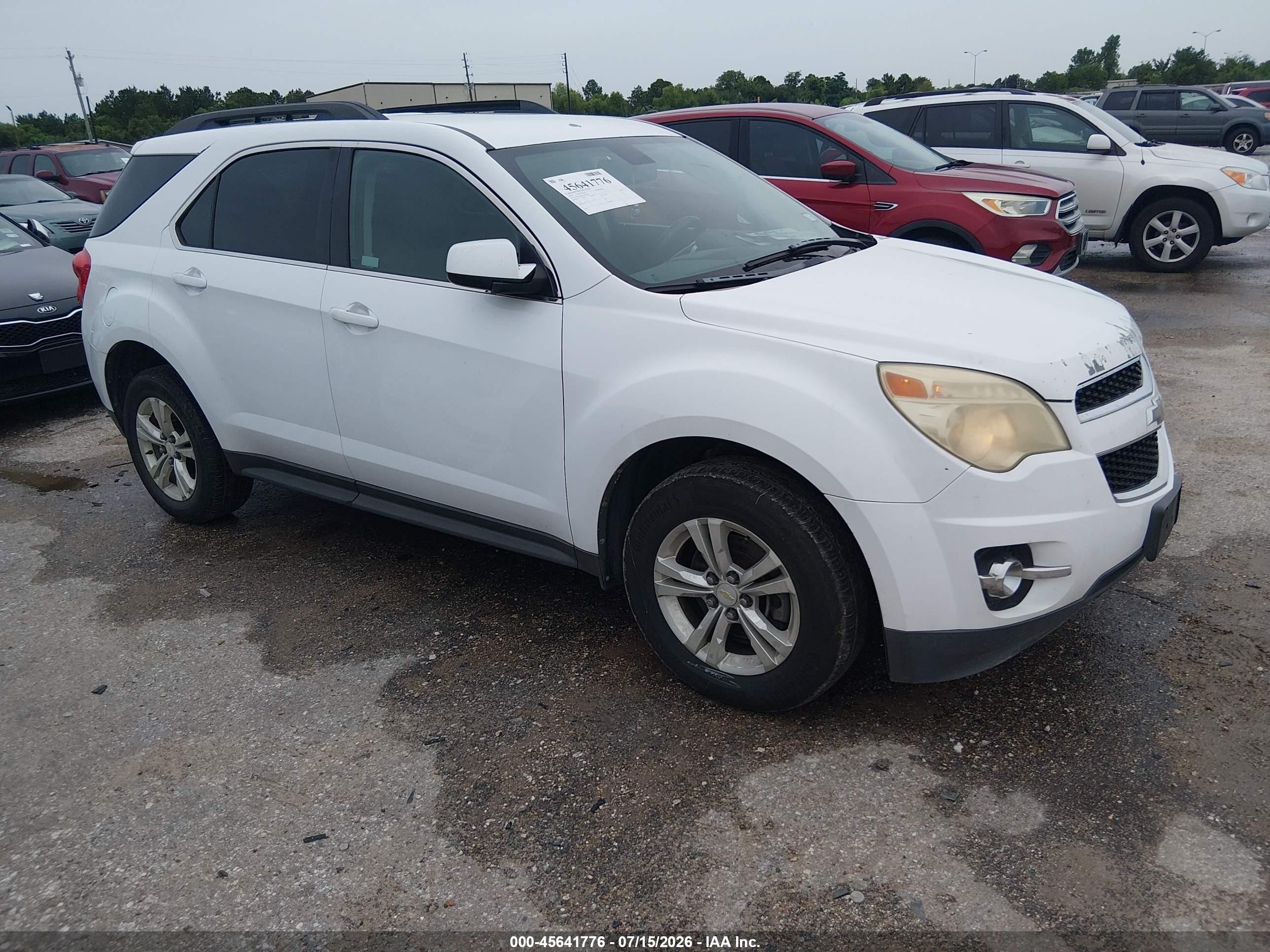 2010 Chevrolet Equinox Lt White vin: 2CNFLNEWXA6261880
