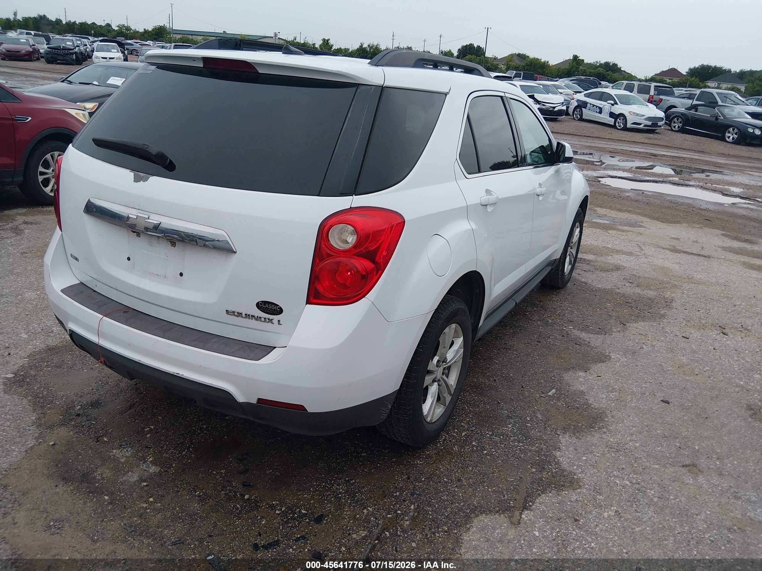 2010 Chevrolet Equinox Lt White vin: 2CNFLNEWXA6261880