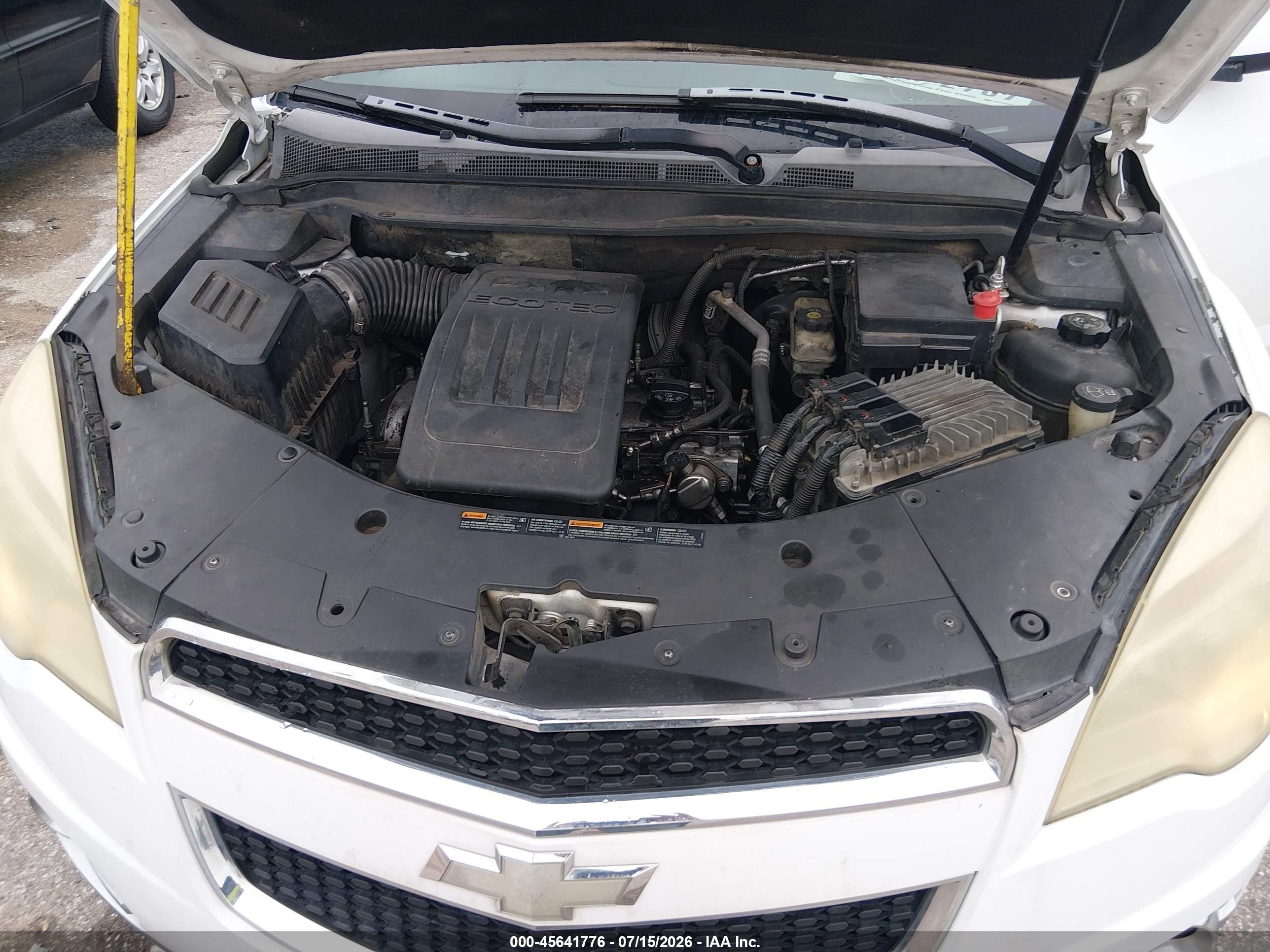 2010 Chevrolet Equinox Lt White vin: 2CNFLNEWXA6261880