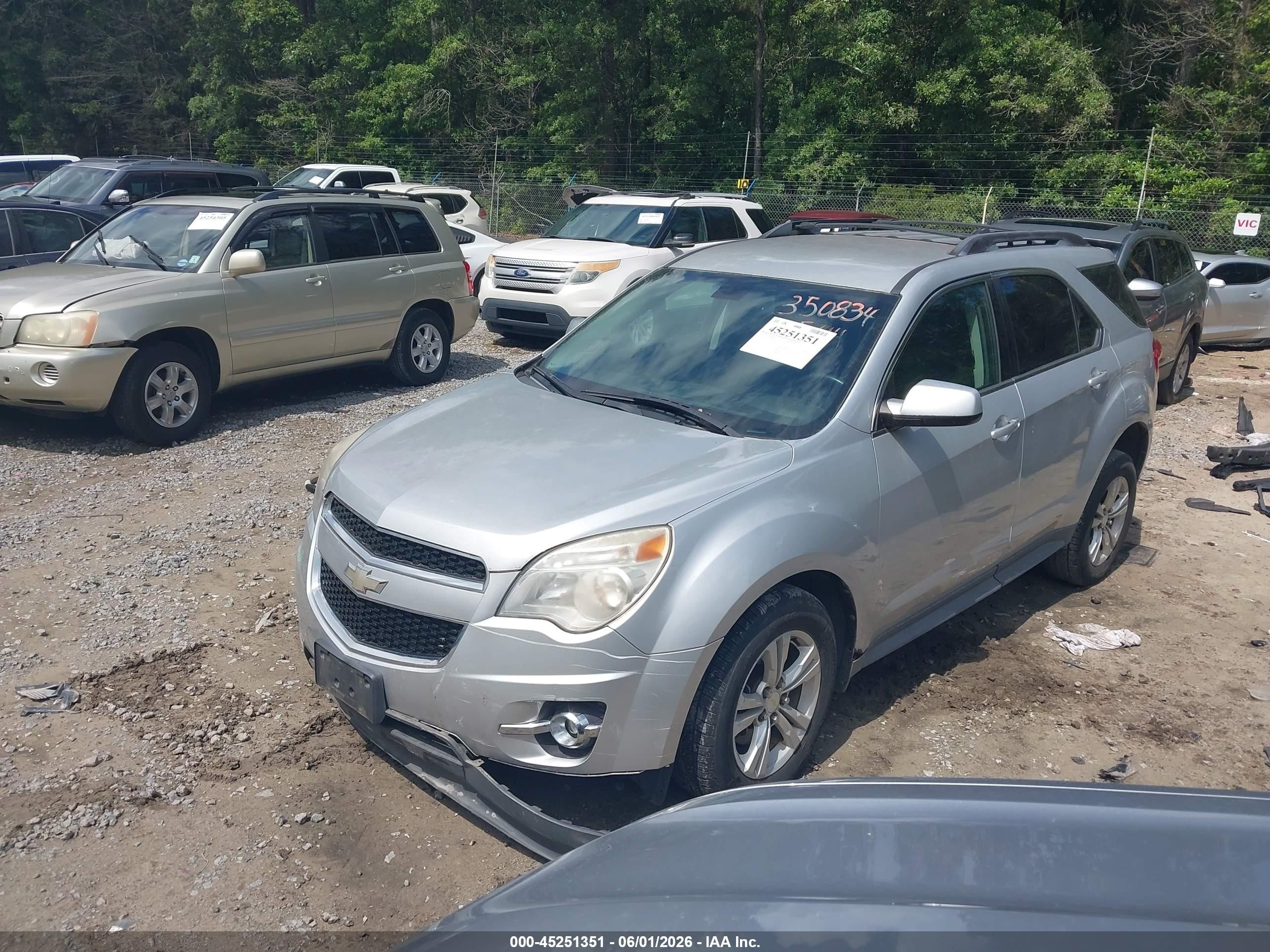 2010 Chevrolet Equinox Lt Silver vin: 2CNFLNEWXA6350834